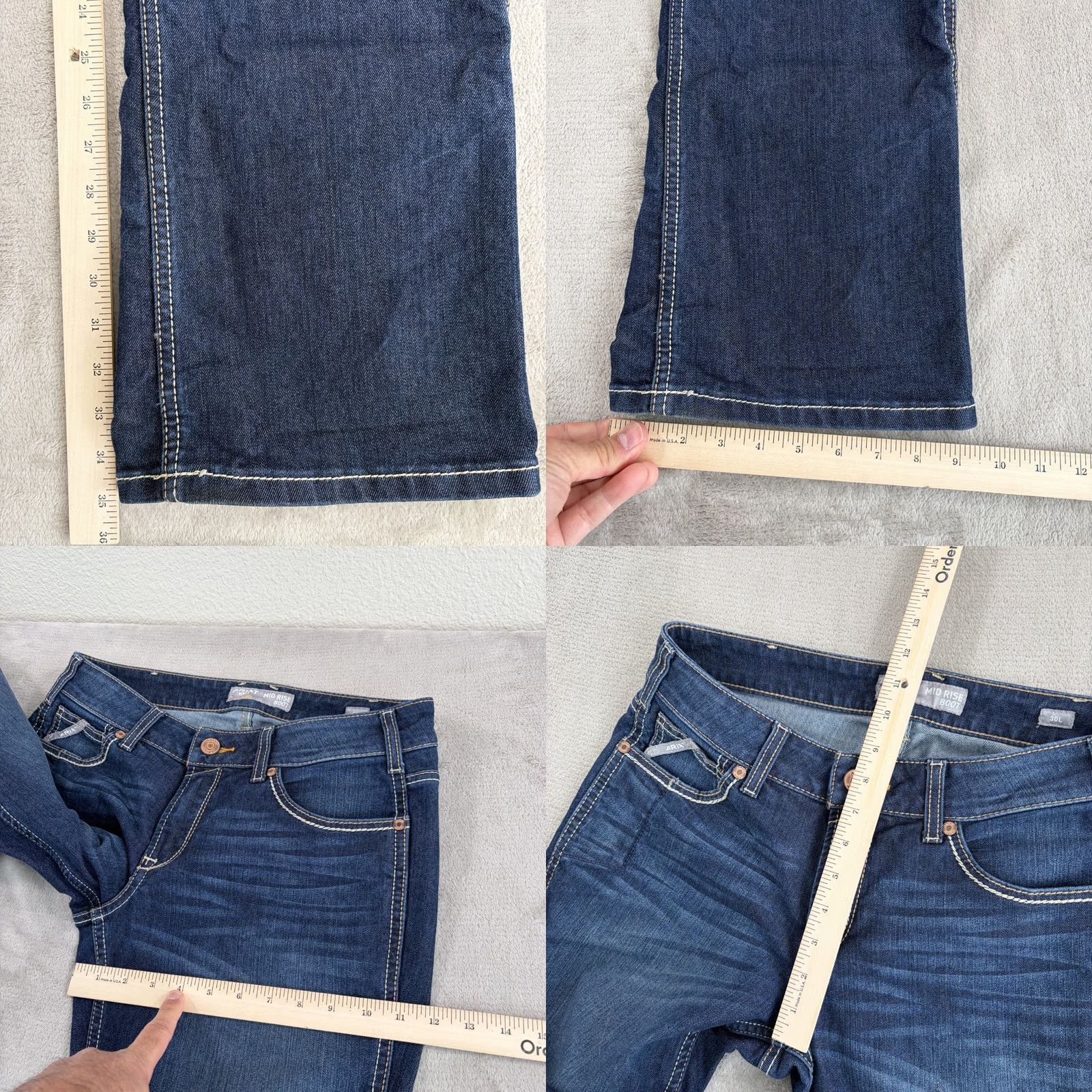 Ariat VINTAGE Ariat Jeans (No, not vintage) Size 30" / US 8 / IT 44 - 8 Thumbnail