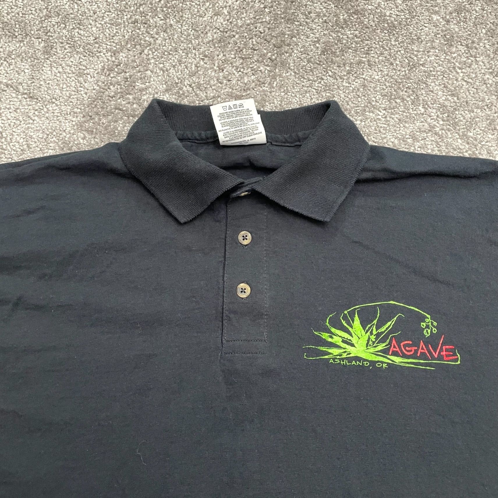 Jerzees Jerzees Shirt Men Large Black Heavyweight Cotton Short Sleeve Casual Mens Size US L / EU 52-54 / 3 - 3 Thumbnail