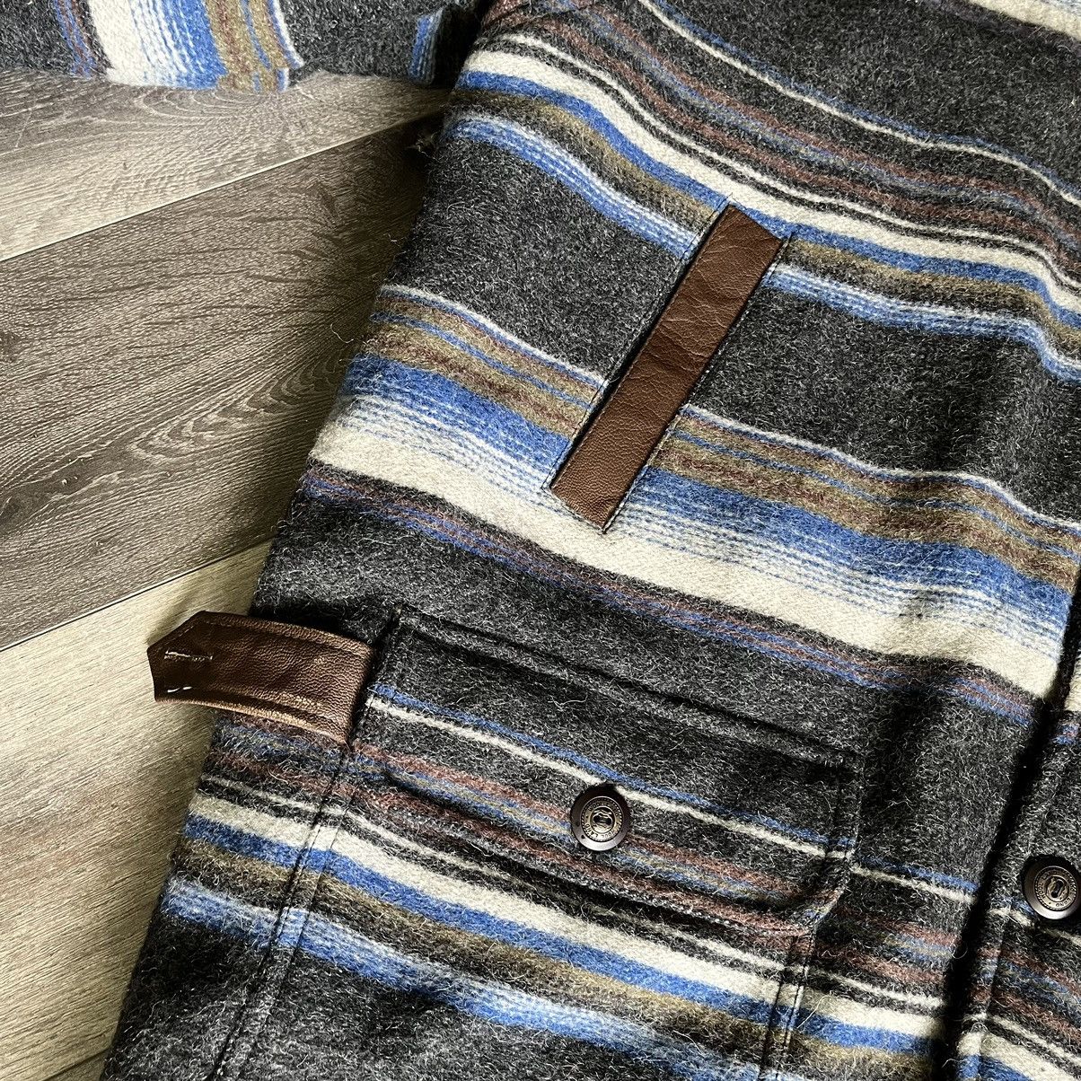 Tommy Hilfiger Vintage 1990s Tommy Hilfiger Stripe Wool Heavy Jacket Lined Size US XXL / EU 58 / 5 - 9 Thumbnail