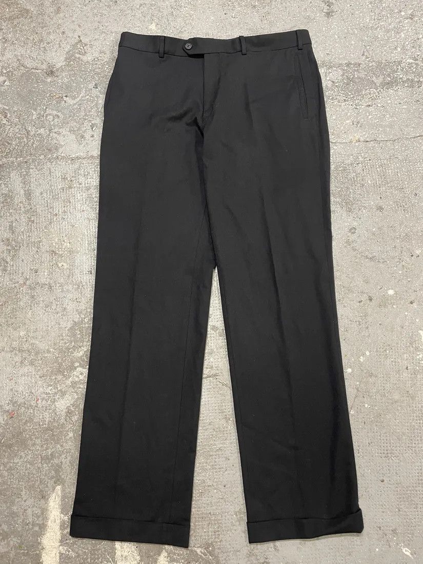 Prada × Vintage AW2007 Prada Black Wool Tailored Pants Size US 34 / EU 50 - 3 Thumbnail
