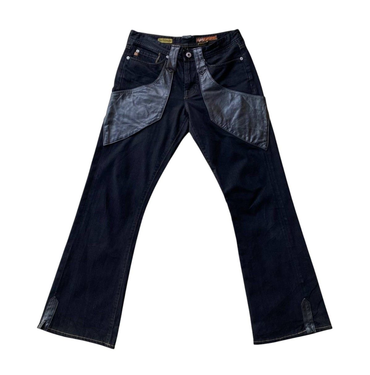 AG Adriano Goldschmied FLARE AG Adriano Goldschmied "The Fillmore" Leather Western Size US 29 - 1 Thumbnail