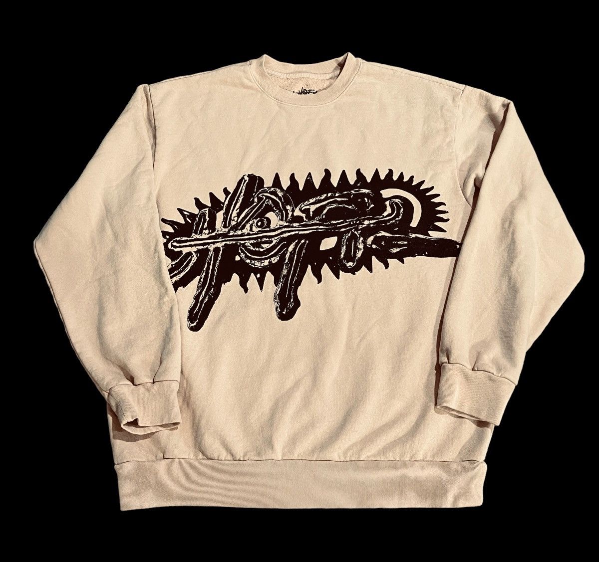 Travis Scott Travis Scott Cactus Jack Utopia A3 Sand XL Crewneck 