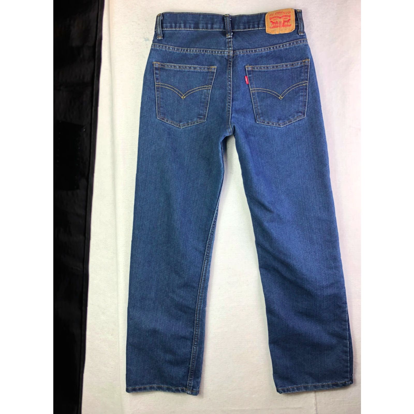 Levi's Levi's 550 Relaxed Straight Womens Size 14 Regular 28x27 Measured Blue Jeans Size 36" / US 14 / IT 50 - 6 Thumbnail