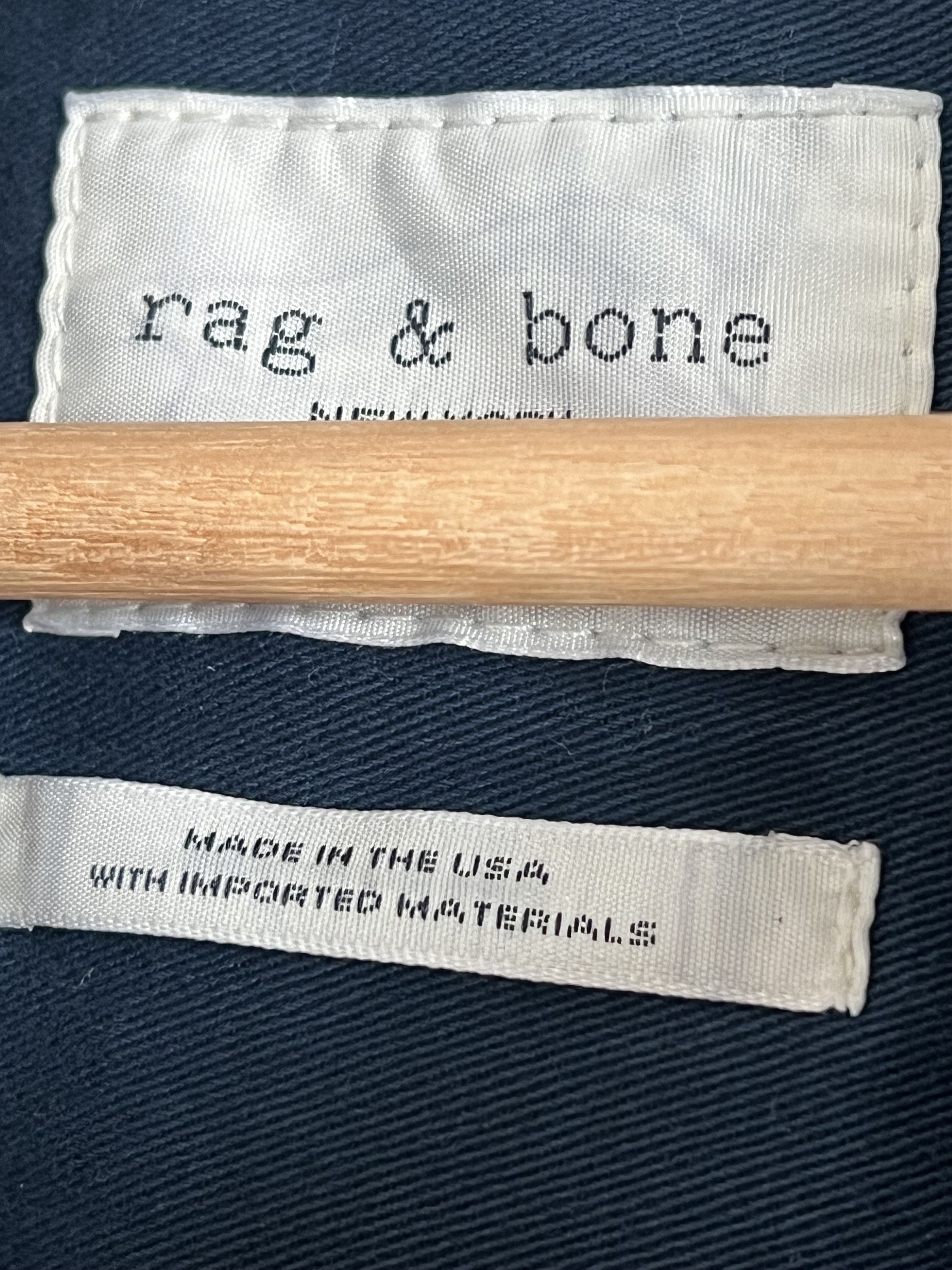 Rag & Bone Rag & Bone - Indigo-Dyed Cotton and Hemp-Blend Denim Jacket Size US M / EU 48-50 / 2 - 5 Thumbnail