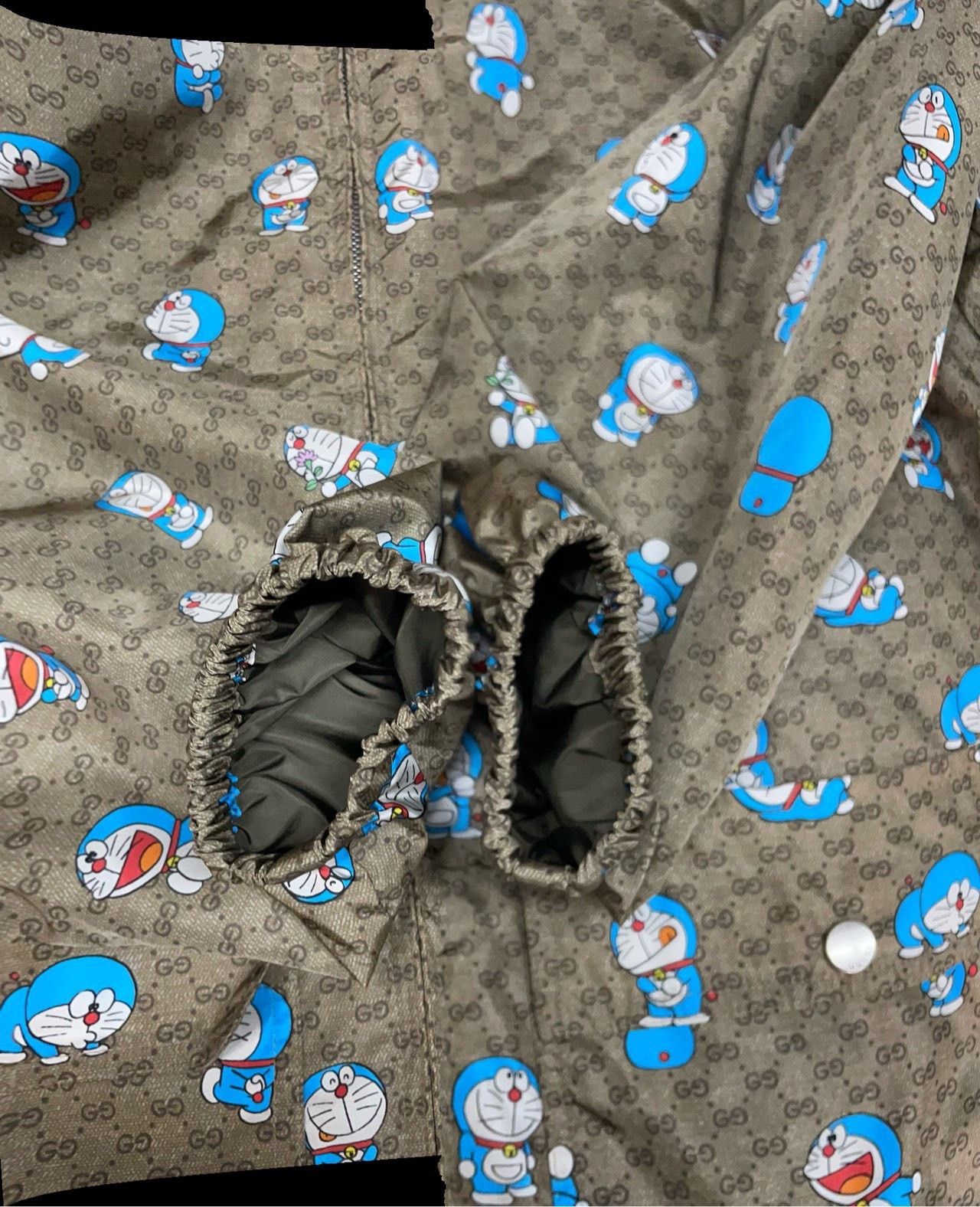 Gucci Gucci Brown full-print robot cat windbreaker jacket 2501-Ne Size US S / EU 44-46 / 1 - 4 Thumbnail