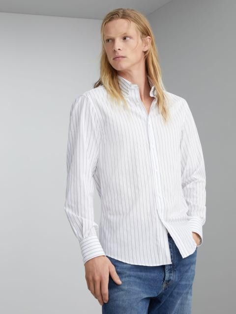 Brunello Cucinelli Shirt in Open White Size US M / EU 48-50 / 2 - 1 Thumbnail