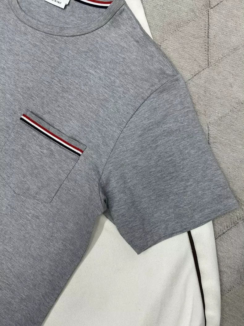 Thom Browne Thom Browne size1 Tri-colored striped T-shirt Size US S / EU 44-46 / 1 - 3 Thumbnail
