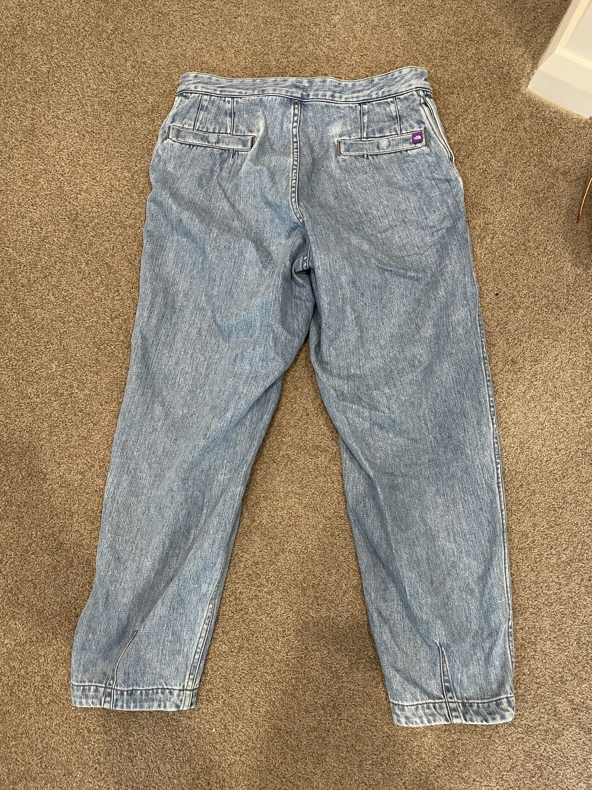 Nanamica × The North Face × The North Face Purple Label The North Face Purple Label Denim Wide Tapered Field Pants Size US 30 / EU 46 - 2 Thumbnail