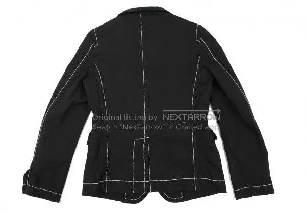 Comme des Garcons Comme des Garcons Black Retro Stitched Blazer Size S / US 4 / IT 40 - 3 Thumbnail