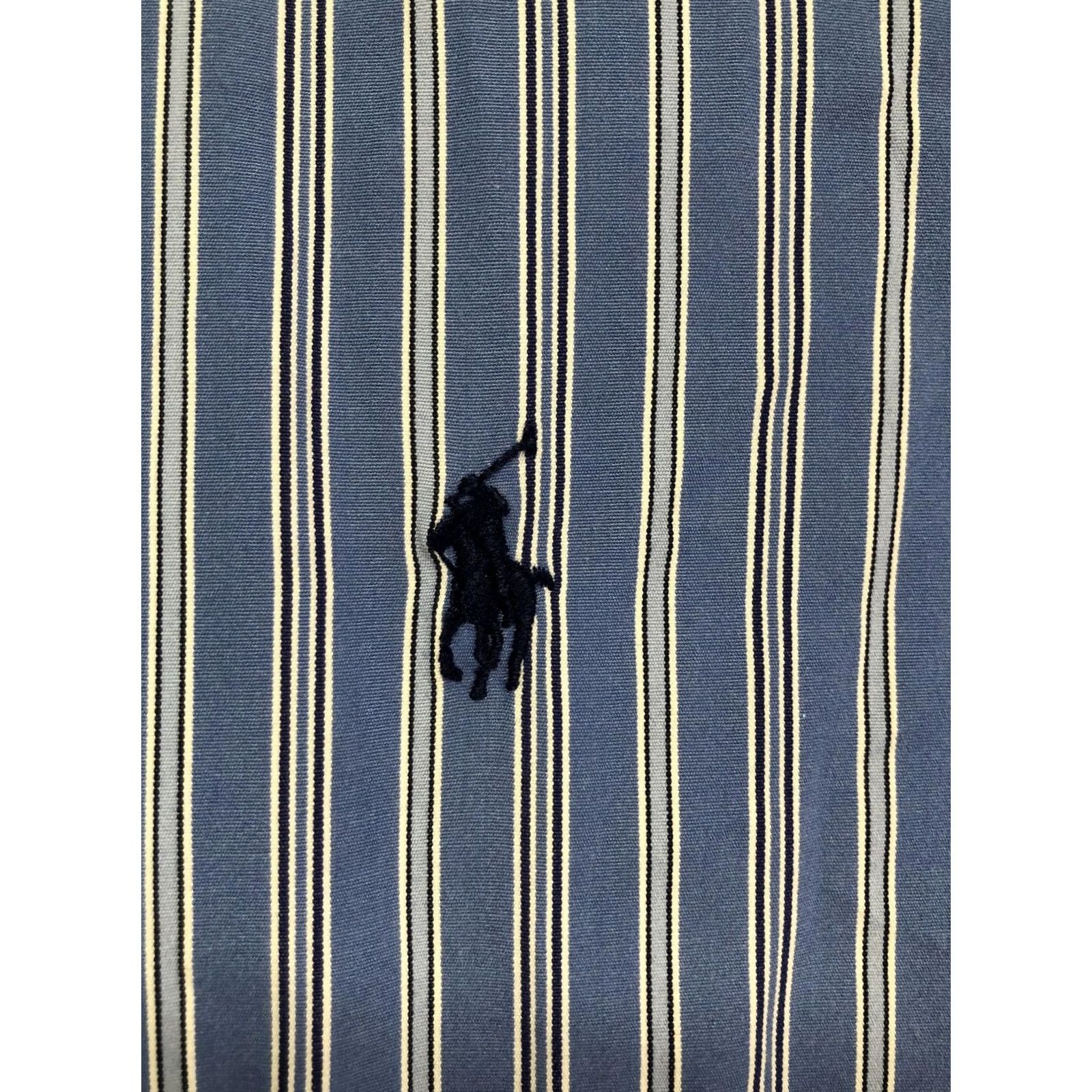 Ralph Lauren Ralph Lauren Shirt Mens XL Blue Stripe Classic Fit Long Sleeve Button Down Size US XL / EU 56 / 4 - 7 Thumbnail