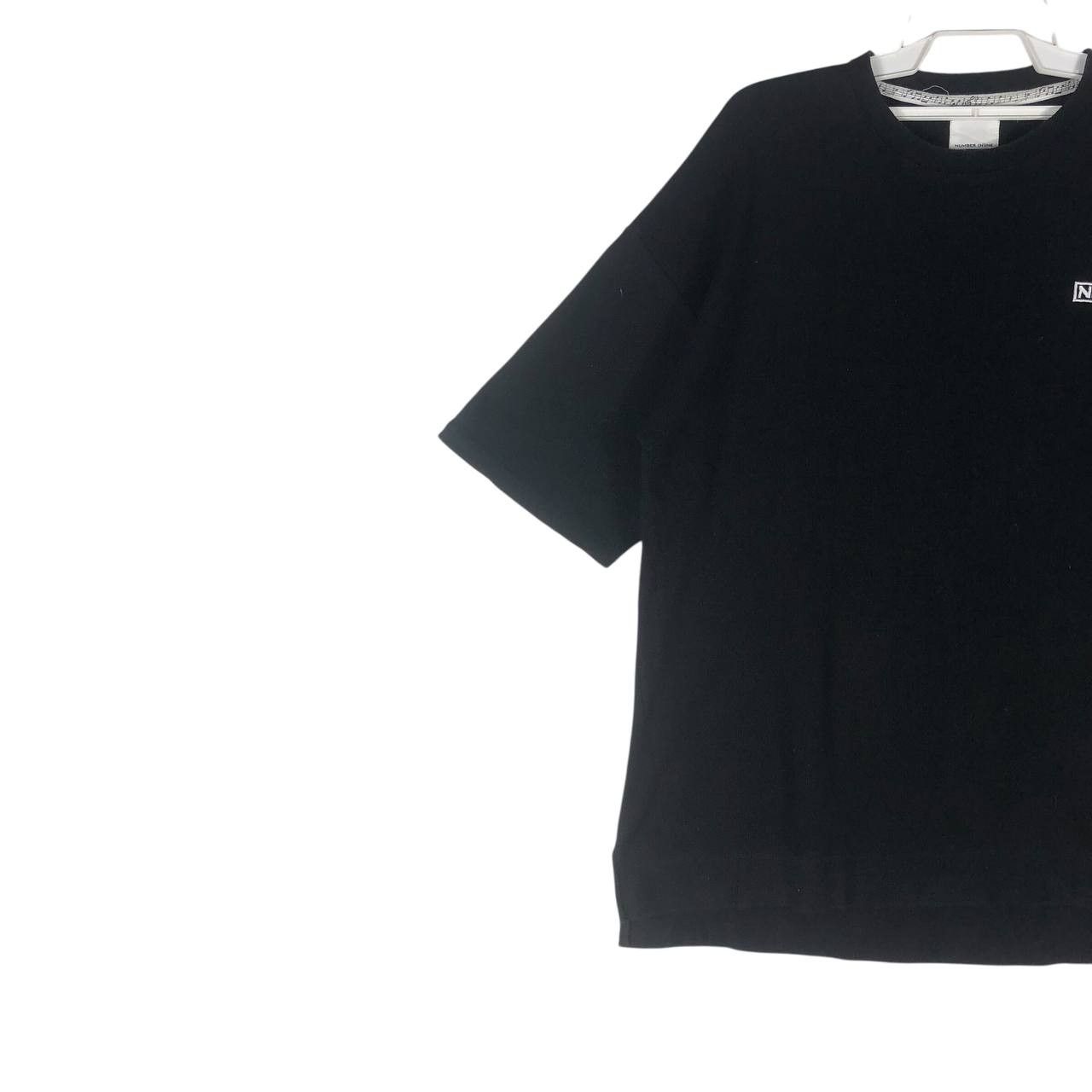 Number (N)ine Number (N)ine Black Plain T-Shirt Size US L / EU 52-54 / 3 - 5 Thumbnail