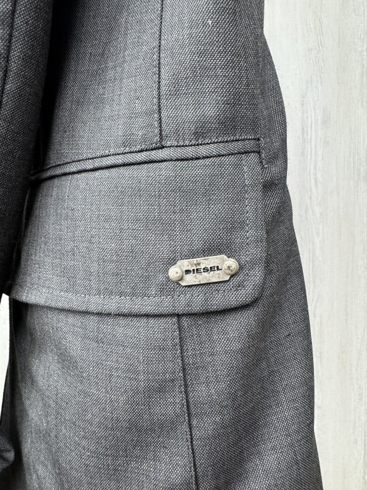 Diesel Diesel Institute of Massconsumer Wool blend grey 2 pcs suit Size 42R - 8 Thumbnail