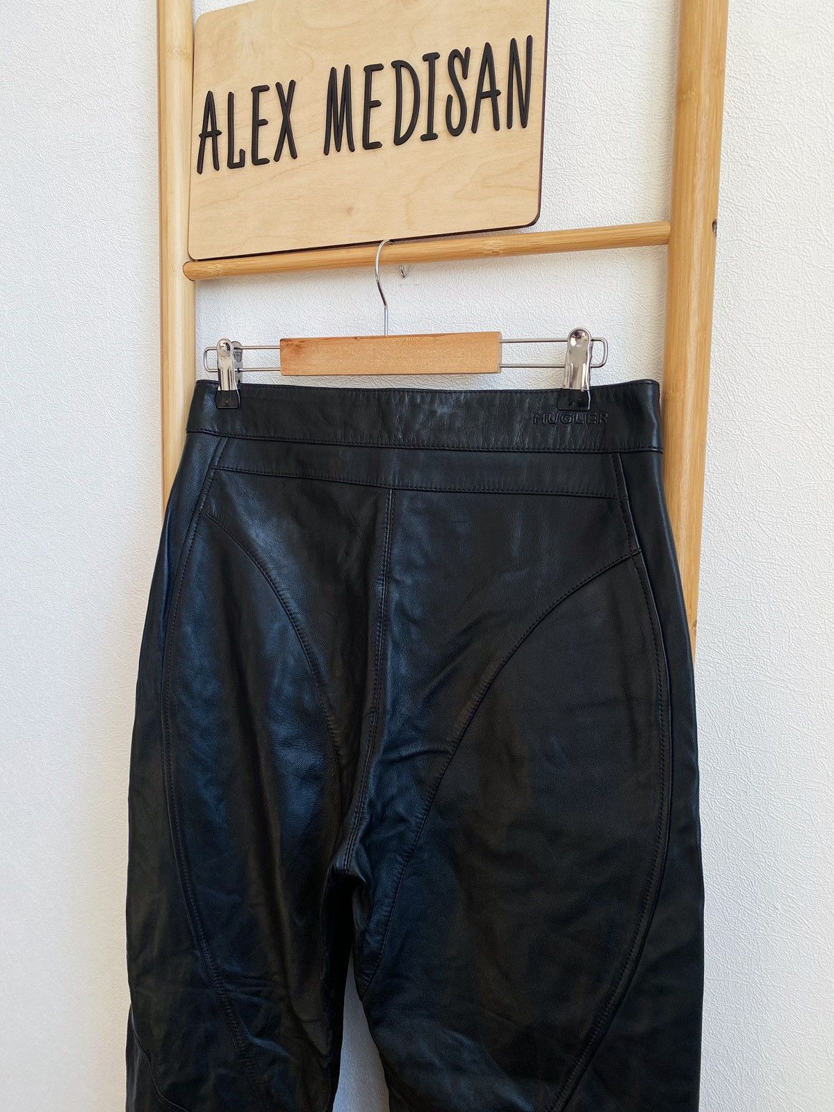 Mugler Mugler x H&M Leather Pants Size US 32 / EU 48 - 15 Thumbnail