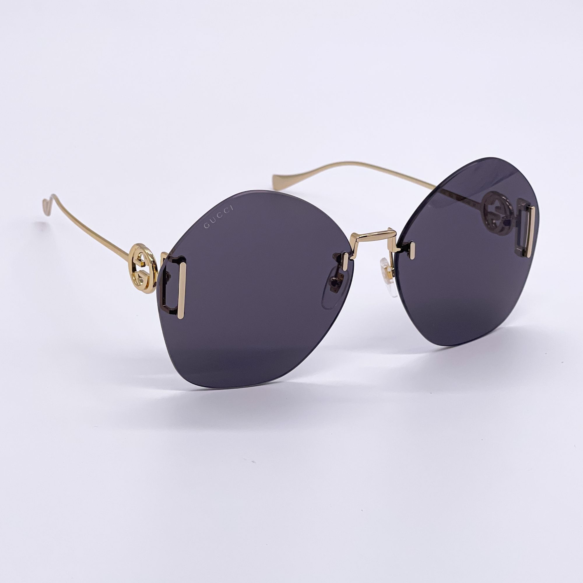 Gucci NEW GUCCI GG1203S 002 ROUND WOMEN SUNGLASSES GUCCI GG1203S Size ONE SIZE - 5 Thumbnail