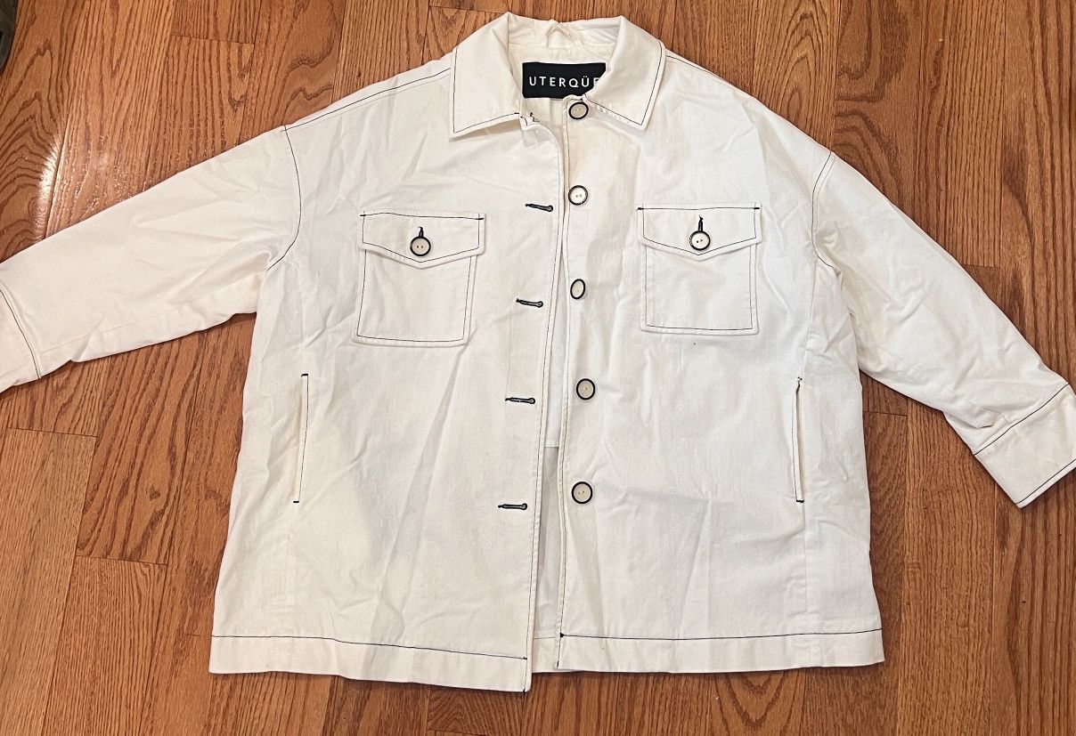 Other UTERQÜE white button up Size M / US 6-8 / IT 42-44 - 1 Thumbnail