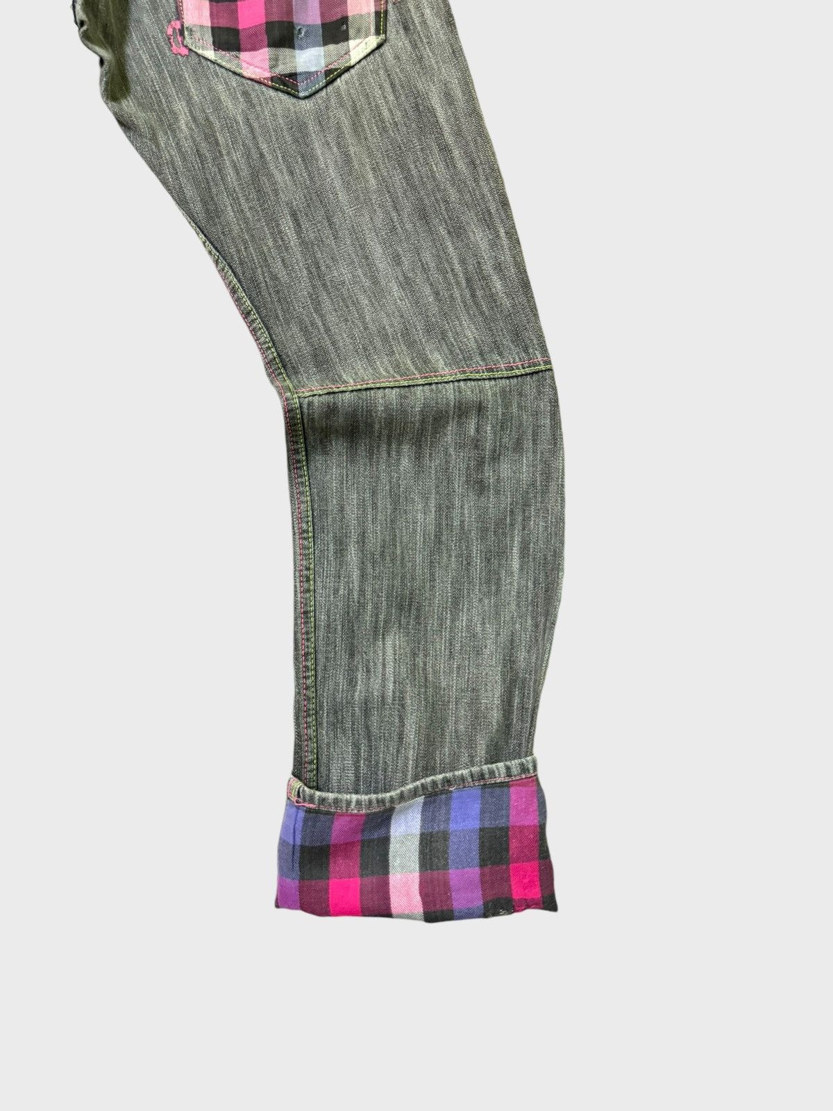 If Six Was Nine Dominate Handcrafted Plaid Tartans Junya Watanabe Denim Size US 32 / EU 48 - 14 Thumbnail