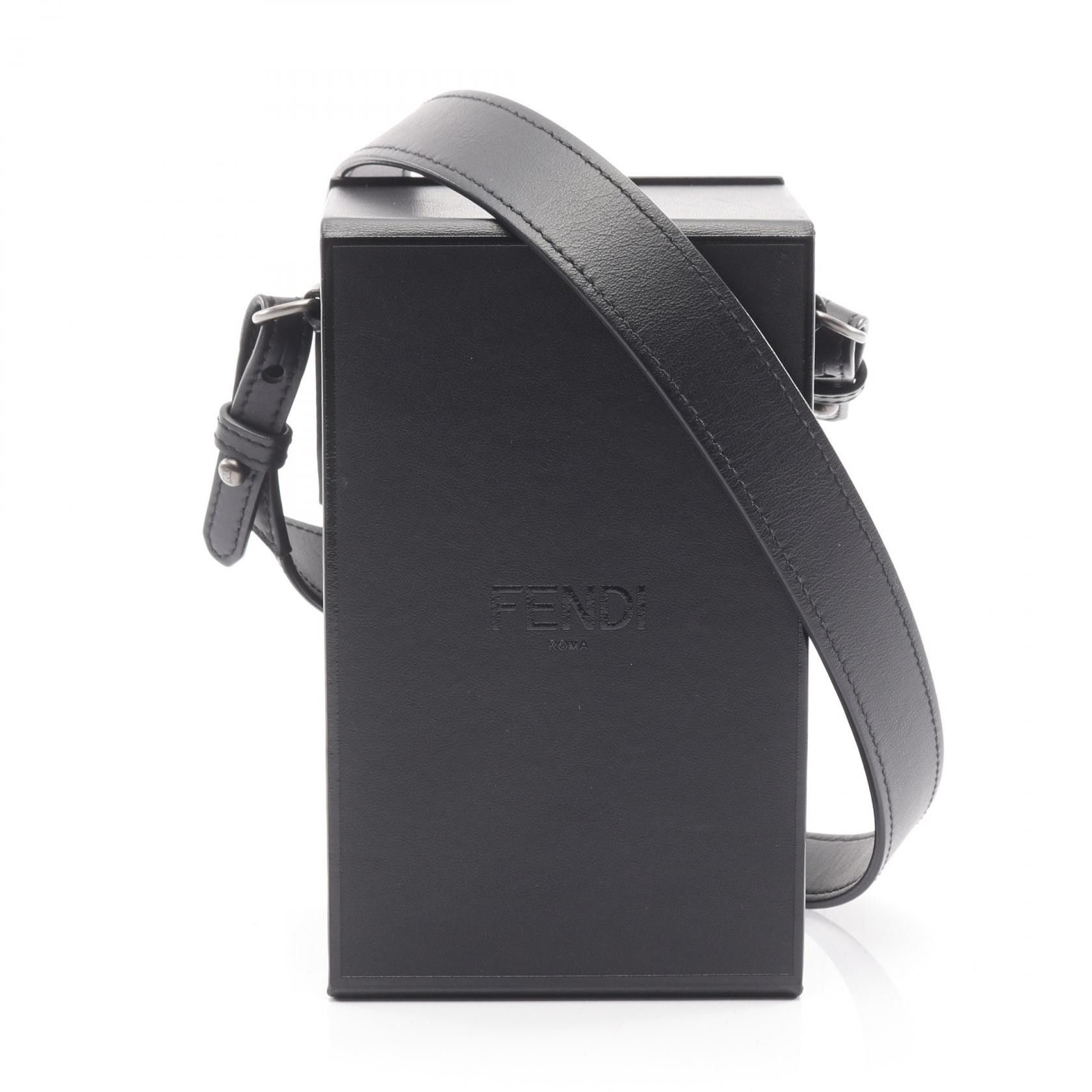 Fendi Fendi Fendi Box Leather Shoulder Bag Leather Shoulder Bag 7VA519 DUTY FREE for USA Size ONE SIZE - 1 Thumbnail