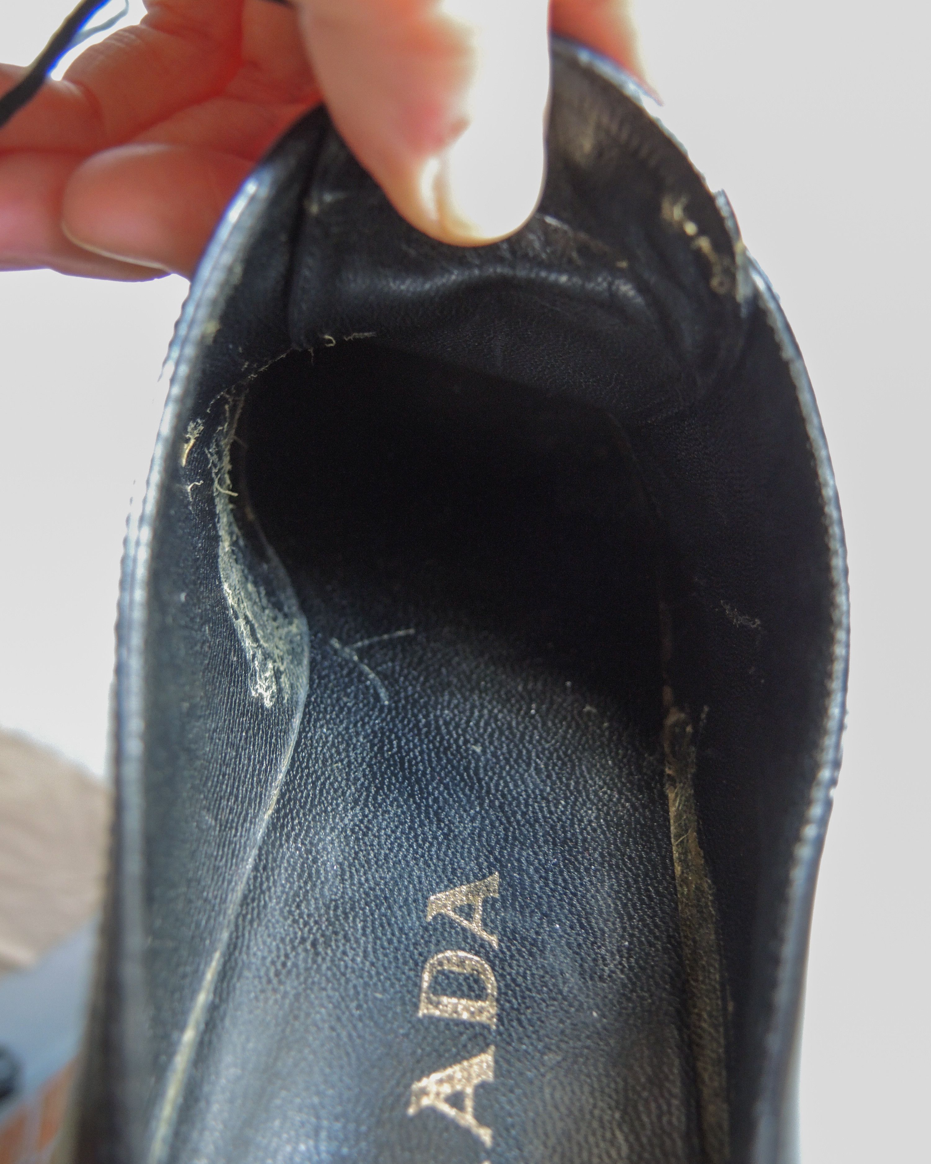 Prada Prada Black Patent Leather Oxford Shoes – Made in Italy Size US 9 / IT 39 - 14 Thumbnail