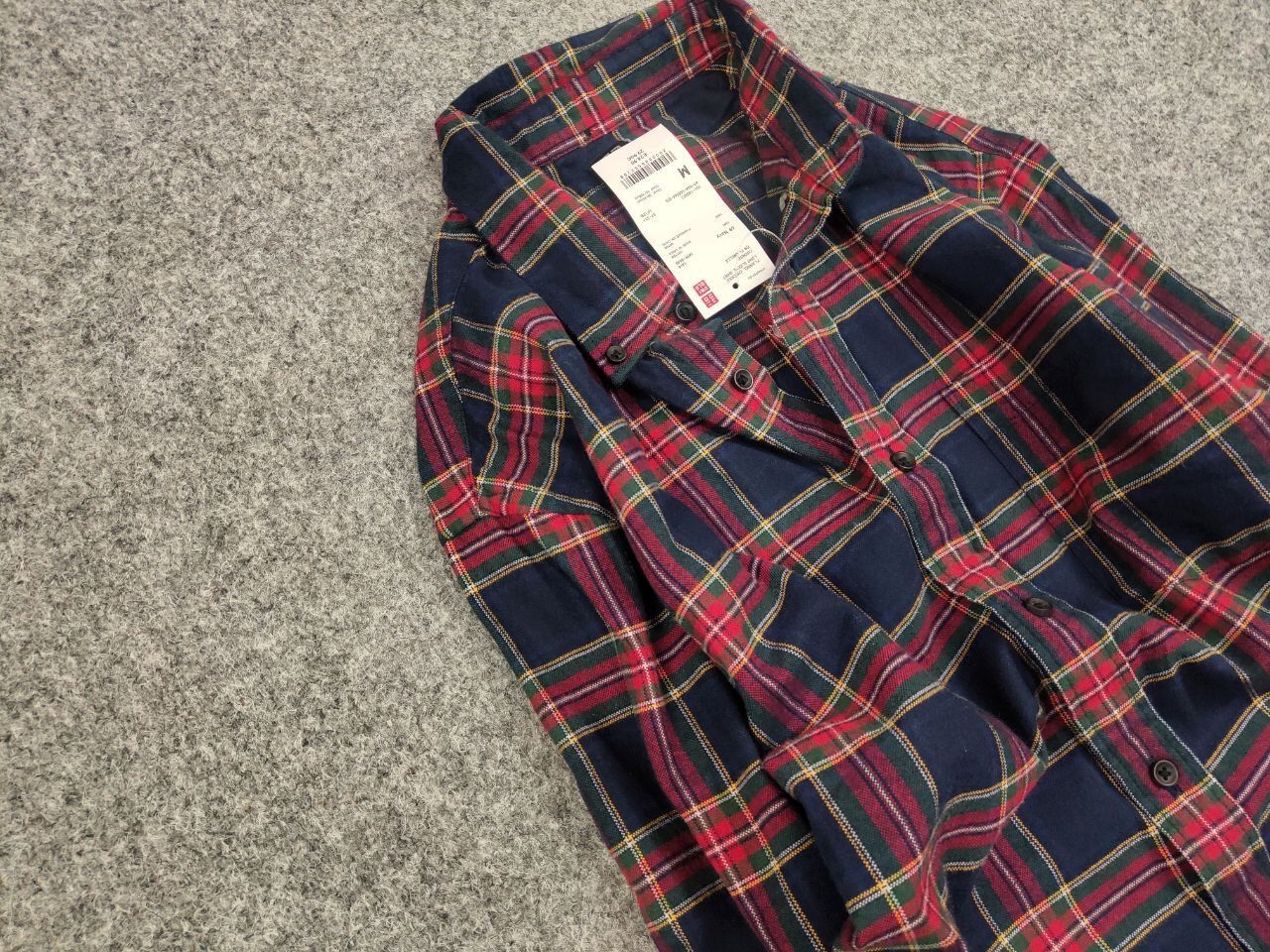 Uniqlo Uniqlo Flannel checkered Dark Travis Scott Y2K Shirt Style Size US M / EU 48-50 / 2 - 7 Thumbnail