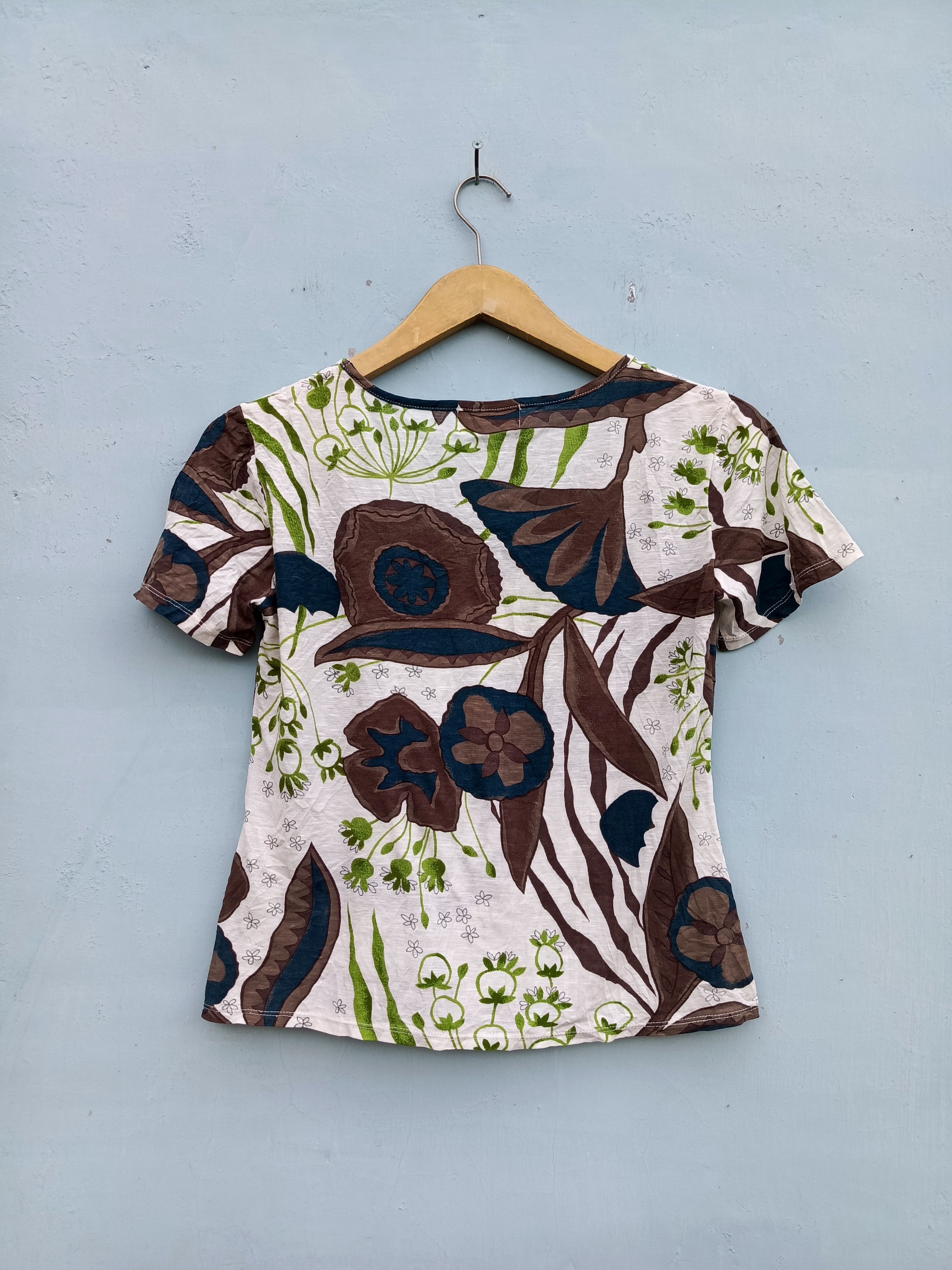 Other ALDRIDGE Floral Graphic Tshirt – Casual Chic Size M / US 6-8 / IT 42-44 - 8 Thumbnail