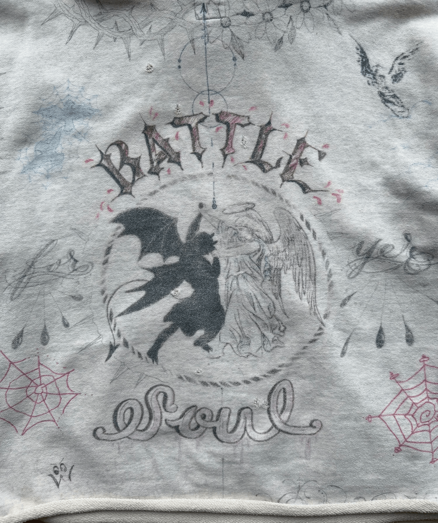 Saint Michael Saint Mxxxxx Dr. Woo Graffiti Hoodie Size US L / EU 52-54 / 3 - 5 Thumbnail