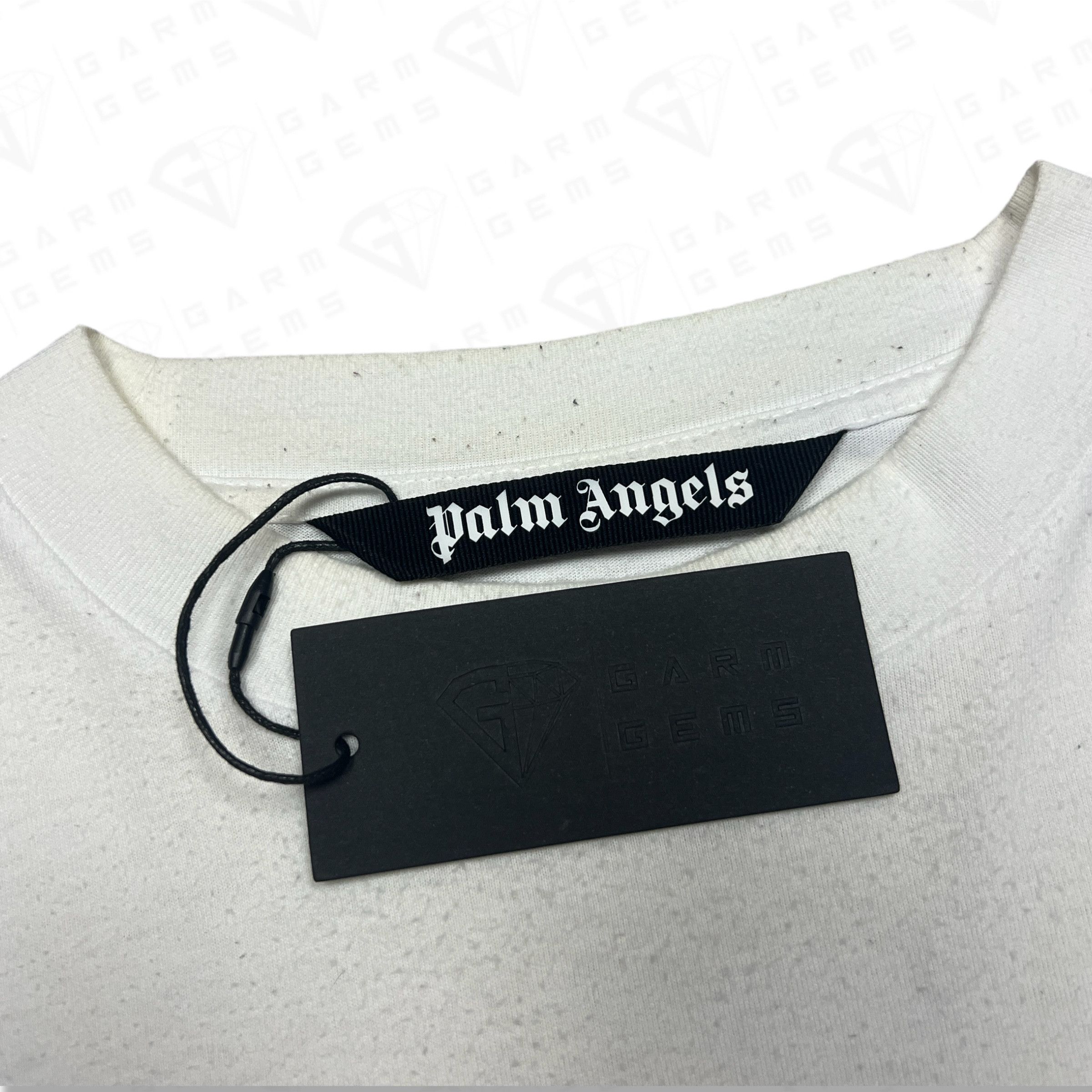 Palm Angels Palm Angels Basic Logo T-Shirt Size US XXL / EU 58 / 5 - 3 Thumbnail