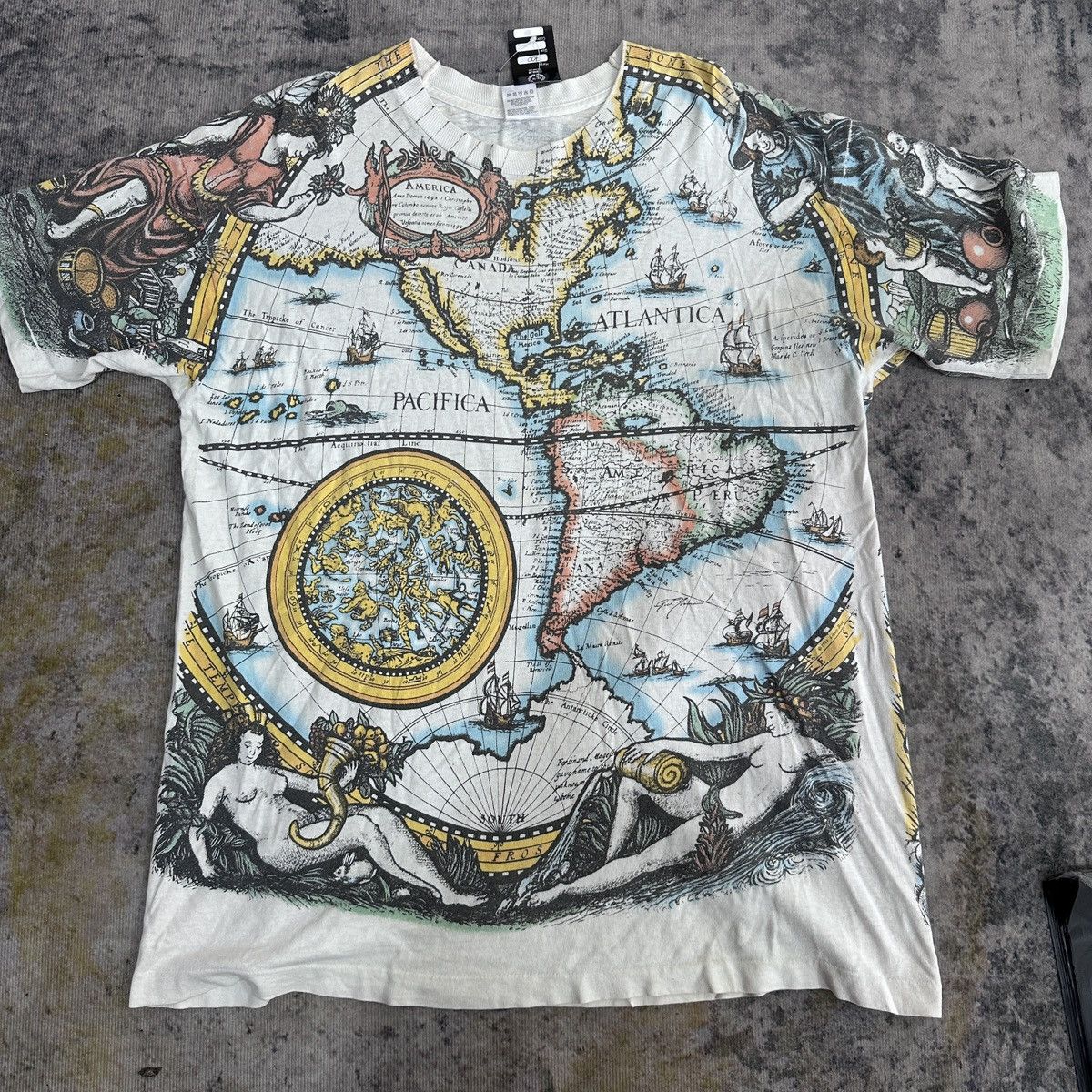 Fruit Of The Loom Vintage atlas fotl 90s Size US XXL / EU 58 / 5 - 1 Thumbnail