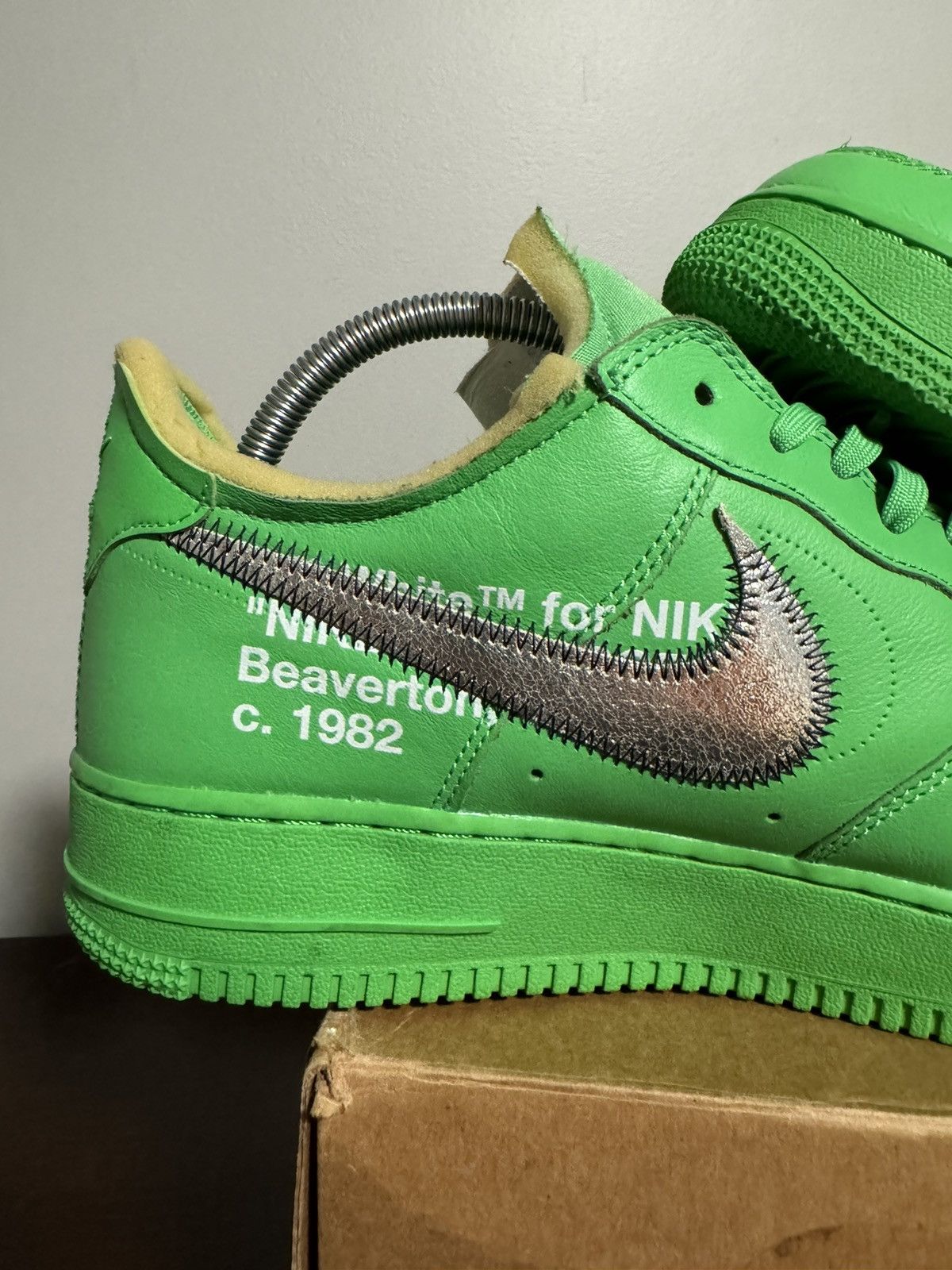 Nike × Off-White × Virgil Abloh Off-White Nike Air Force 1 Low “Brooklyn” Size 11.5 Size US 11.5 / EU 44-45 - 9 Thumbnail