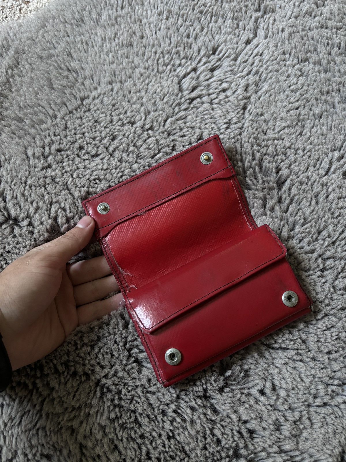 Freitag Freitag vintage Red Recycled wallet Size ONE SIZE - 3 Thumbnail