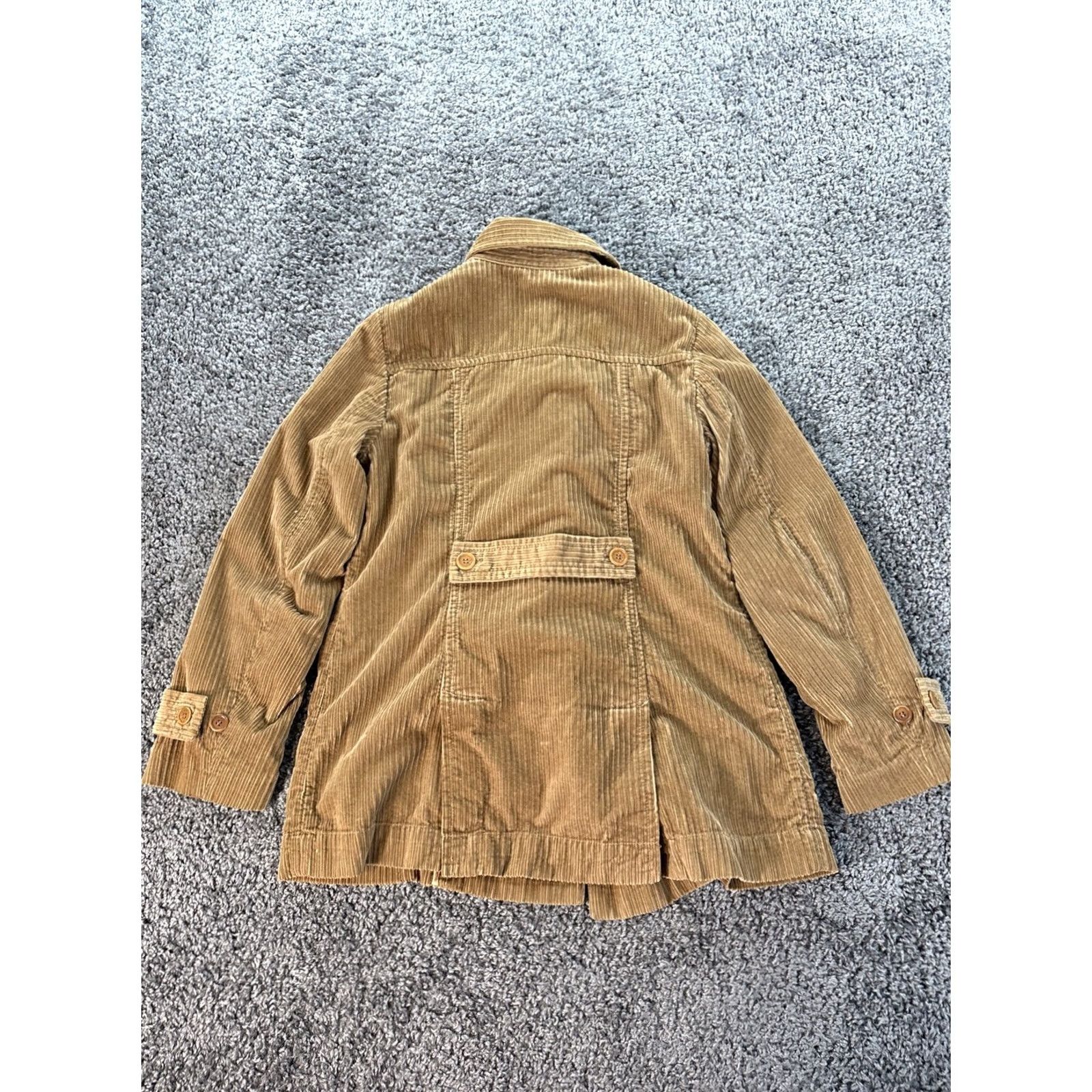 J.Crew J.CREW Jacket Corduroy Wool Lined Brown M Chore Coat Peacoat Double Breasted Button Casual Mid-Length Men's Wool Lined Jacket Size US M / EU 48-50 / 2 - 6 Thumbnail