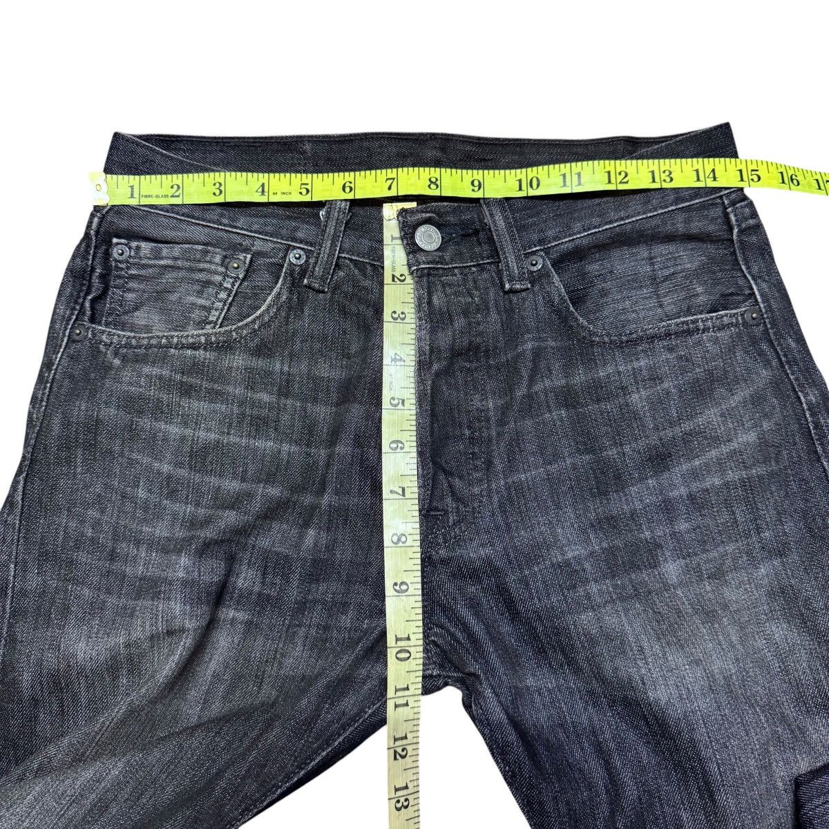 Levi's Levis 501 Black Denim Jeans Size US 30 / EU 46 - 16 Thumbnail