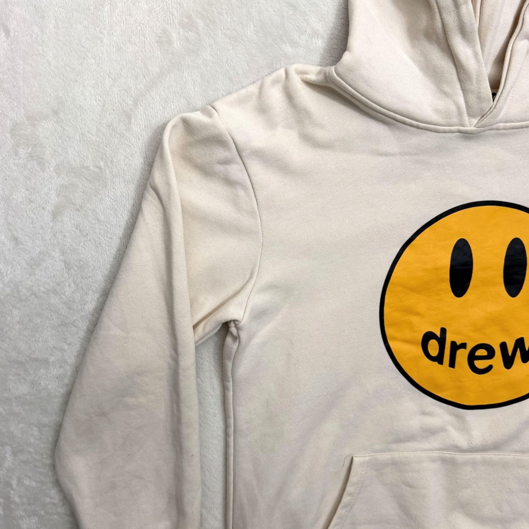 Drew House Drew House Hoodie Mens Medium White Graphic Print Pullover Crew Neck with Hooded Pockets Logo Size US M / EU 48-50 / 2 - 7 Thumbnail
