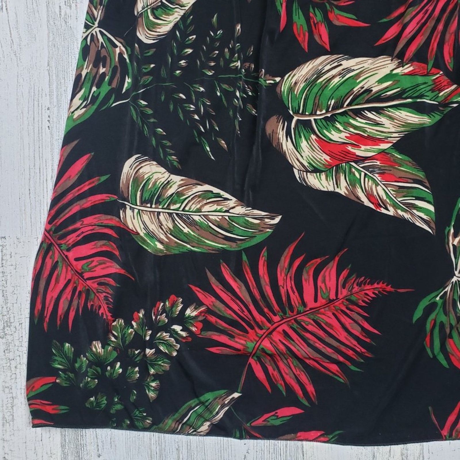 Other NWT Ace Fashions Black Tropical Smocked Sundress Large Size L / US 10 / IT 46 - 5 Thumbnail