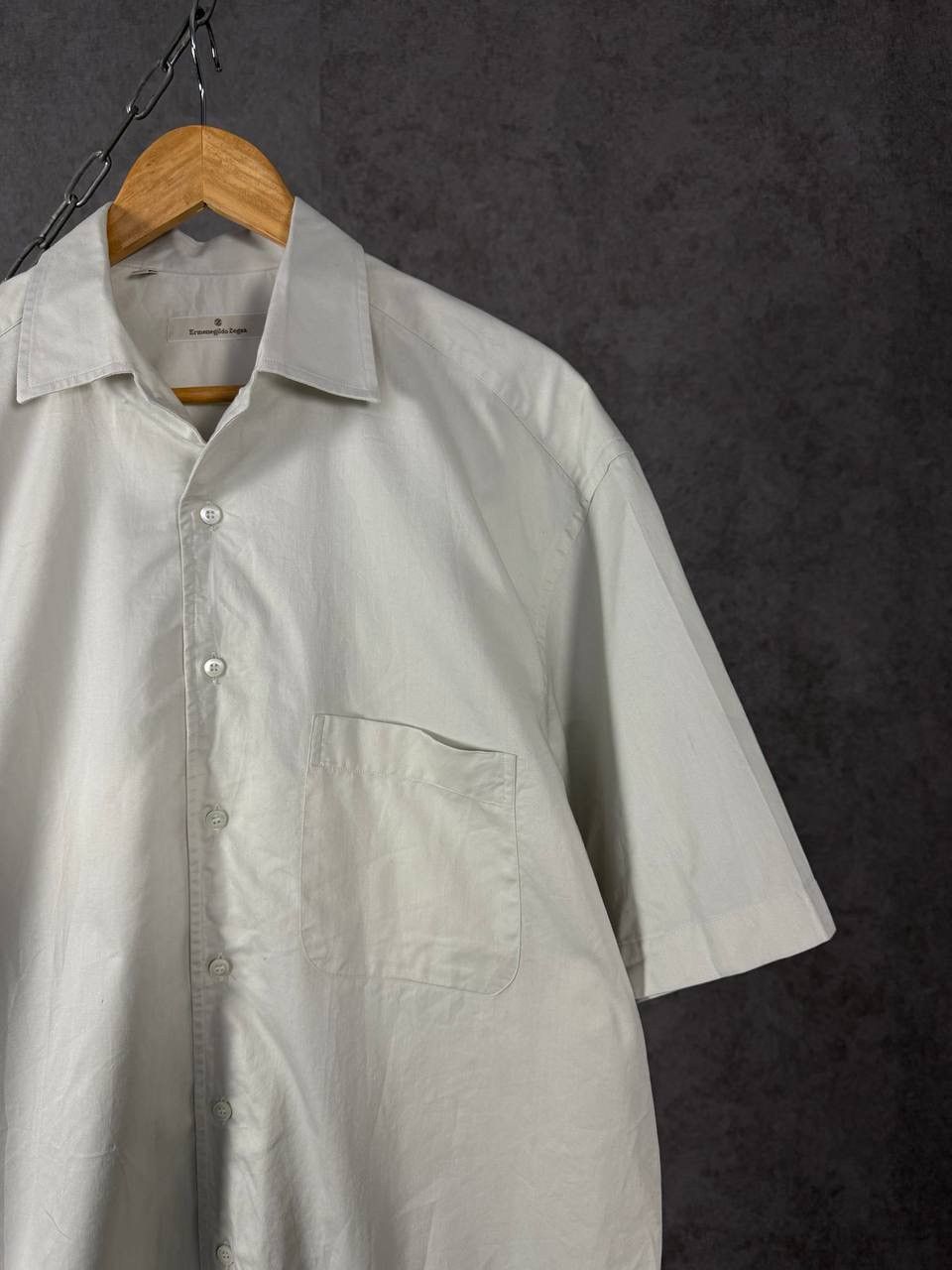 Ermenegildo Zegna Ermenegildo Zegna luxury designer pocket shirt Size US XL / EU 56 / 4 - 2 Thumbnail