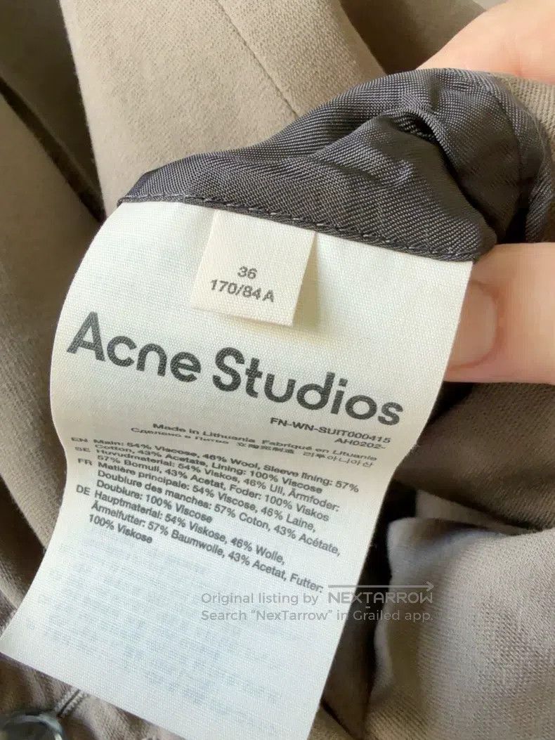 Acne Studios Acne Studios Brown suit Size M / US 6-8 / IT 42-44 - 8 Thumbnail