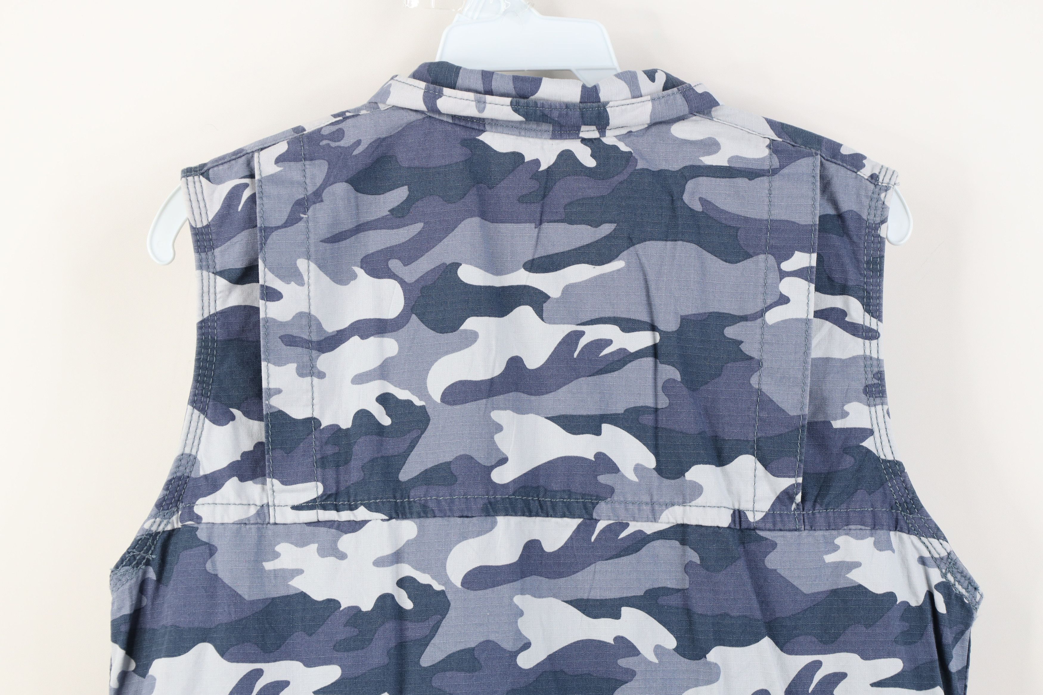 Carhartt Vintage Carhartt Ripstop Camouflage Full Zip Vest Jacket Size S / US 4 / IT 40 - 15 Thumbnail