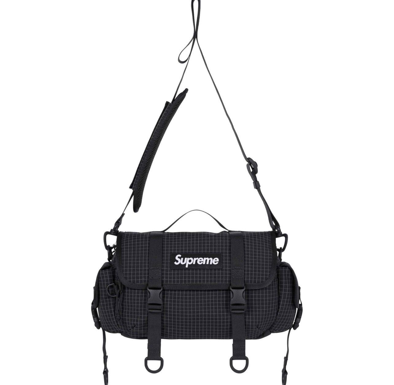 Supreme 24ss mini duffle bag black