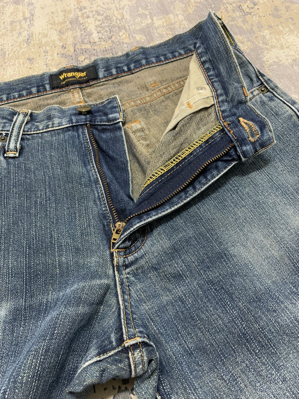 Wrangler Vintage Wrangler Distressed Denim Baggy Jeans 31x30 Size US 31 - 6 Thumbnail