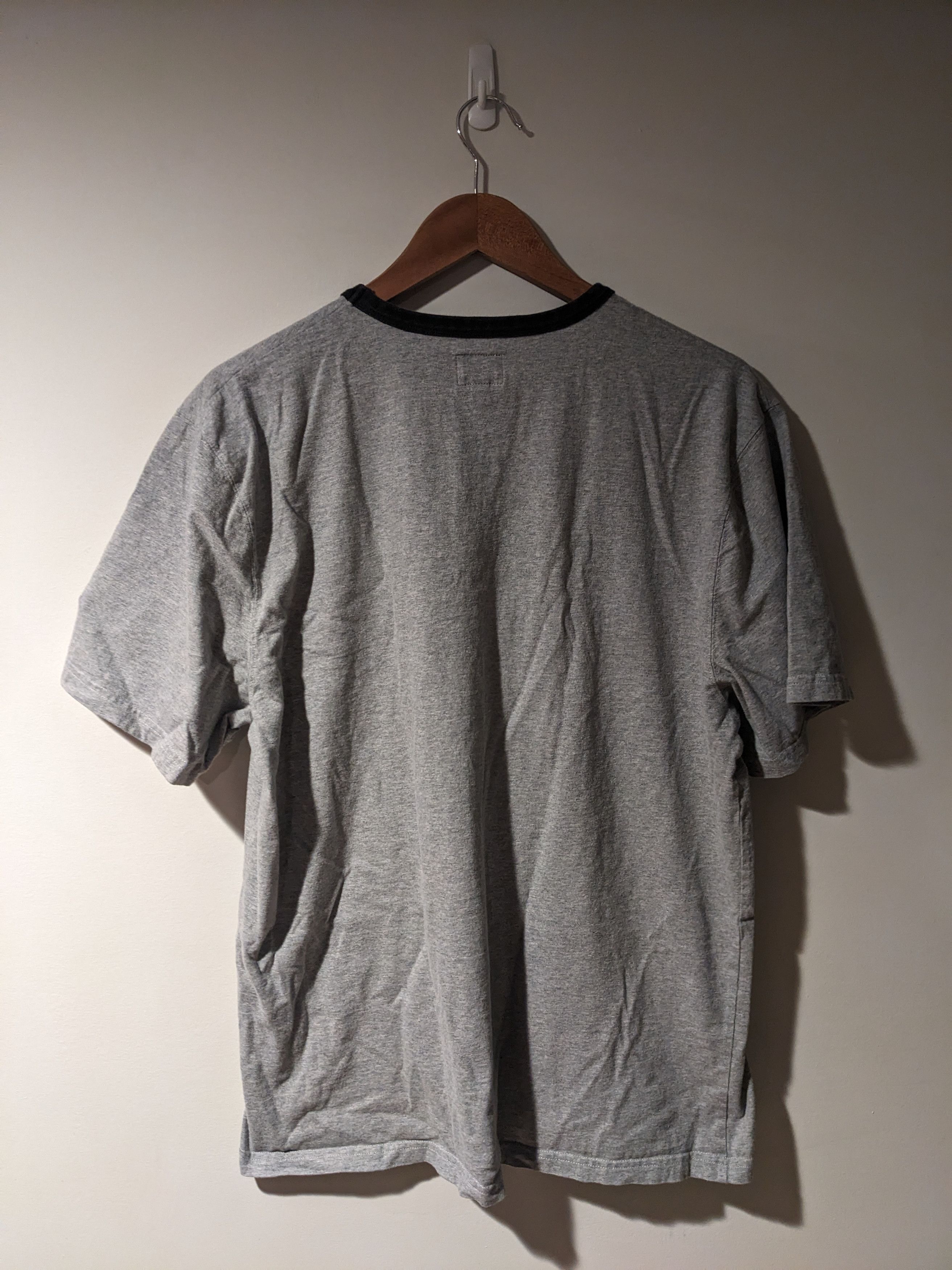 Designer × Noah Noah Logo Shoes Gray X-Large T-Shirt Size US XL / EU 56 / 4 - 4 Thumbnail