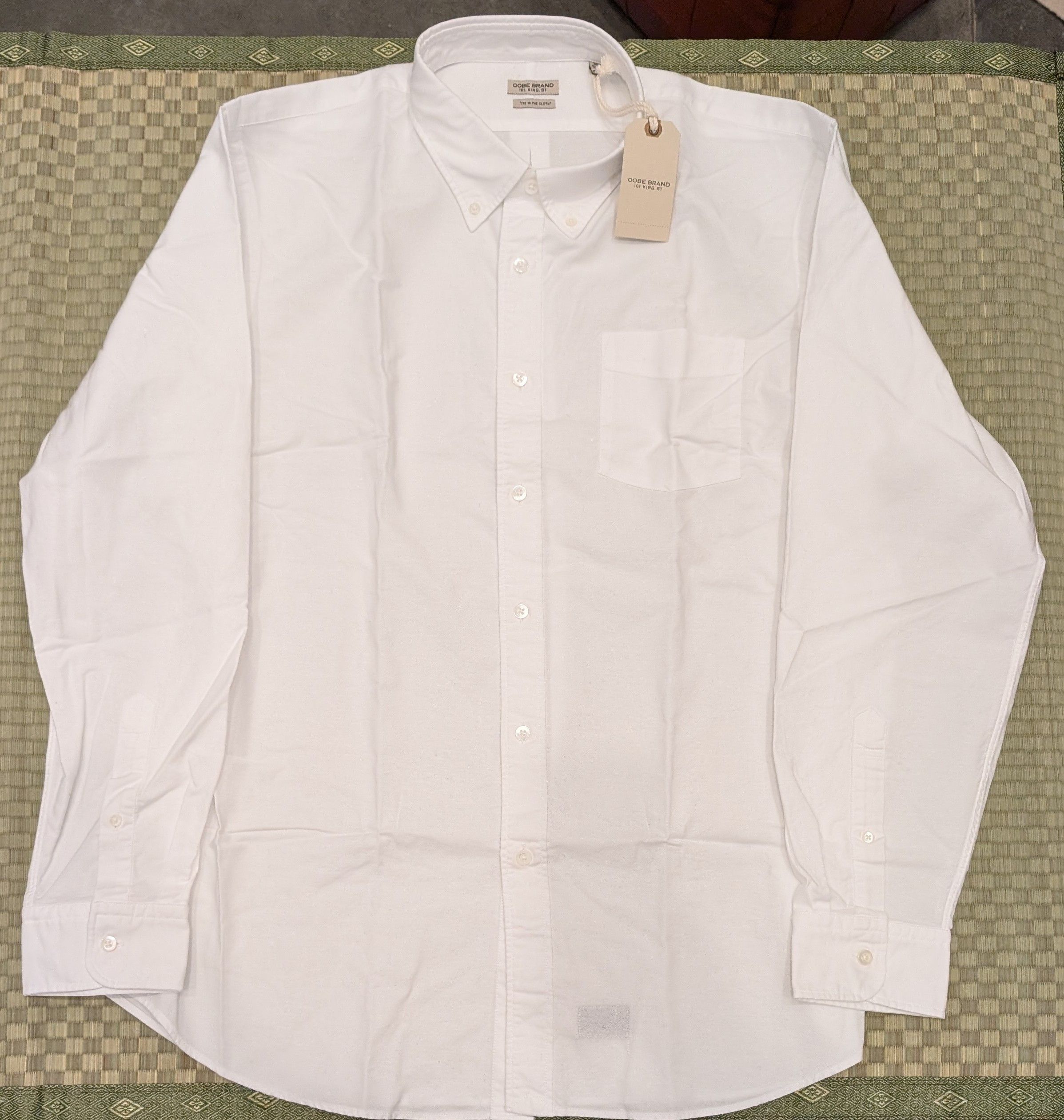 Other NWT Oobe Brand Anson Oxford BD Shirt Made in Portugal Size US XL / EU 56 / 4 - 1 Thumbnail
