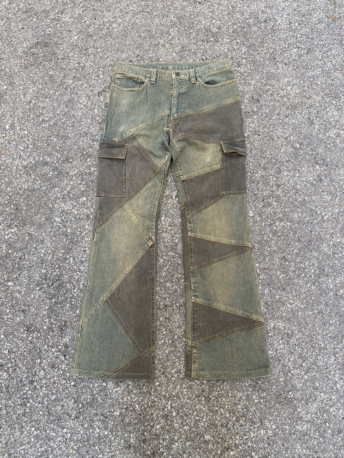 Hysteric Glamour Flare Jeans Cargo Modern Lovers Boot Cut Tornado Mart Pants Size US 30 / EU 46 - 1 Thumbnail