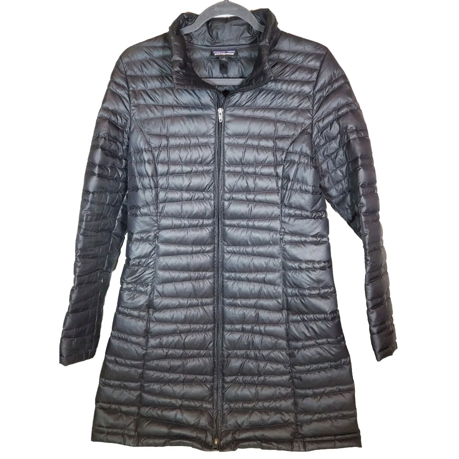 Patagonia Patagonia Jacket Womens M Black Fiona Parka Long Lightweight Duck Down Women Size M / US 6-8 / IT 42-44 - 2 Thumbnail