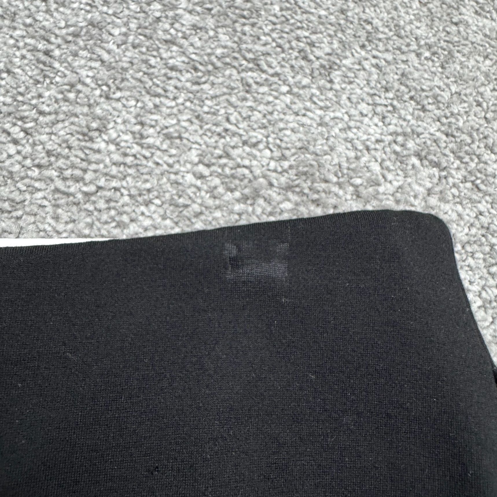 Vintage Chico's Dress Pants Flared Black 12 Regular Women's 2R 12R Slimming High Rise Inseam 25 in Rayon Flat Front Knitted Logo NWD Vintage No Size 34" / US 12 / IT 48 - 3 Thumbnail