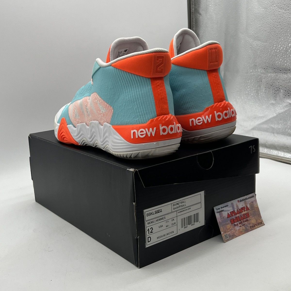 New Balance Kawhi 2 clippers Size US 12 / EU 45 - 4 Thumbnail