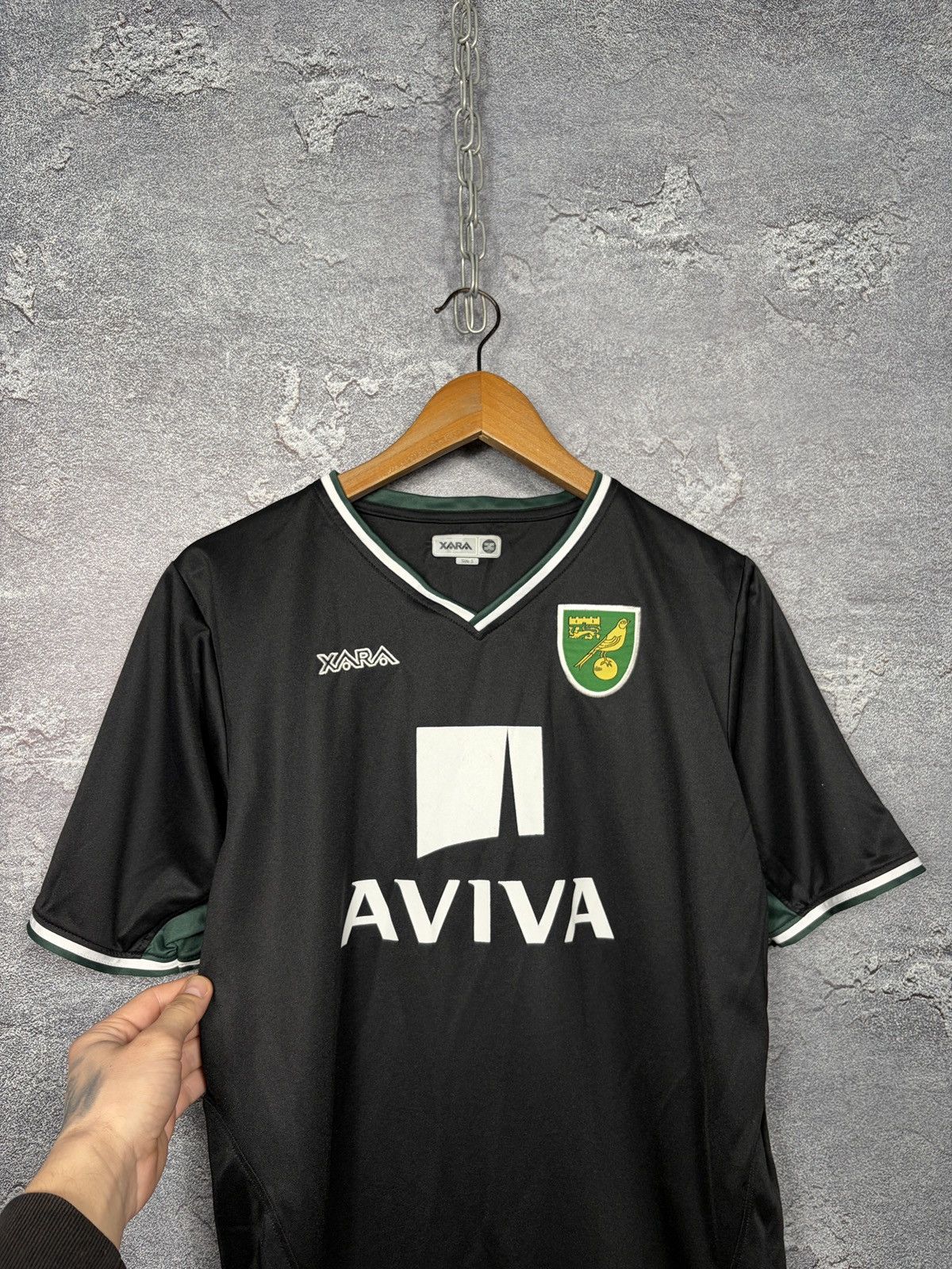 Vintage Vintage 2008/09 Norwich City Jersey Away Jersey T-shirt Size US S / EU 44-46 / 1 - 2 Thumbnail