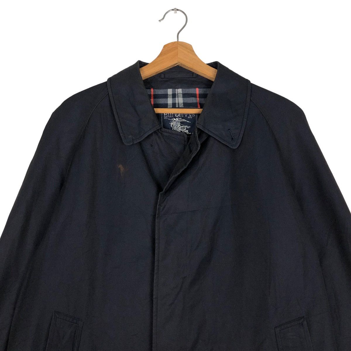 Burberry 🔥Vtg Long Jacket Trench Burberrys Nova Check Design Size US M / EU 48-50 / 2 - 3 Thumbnail
