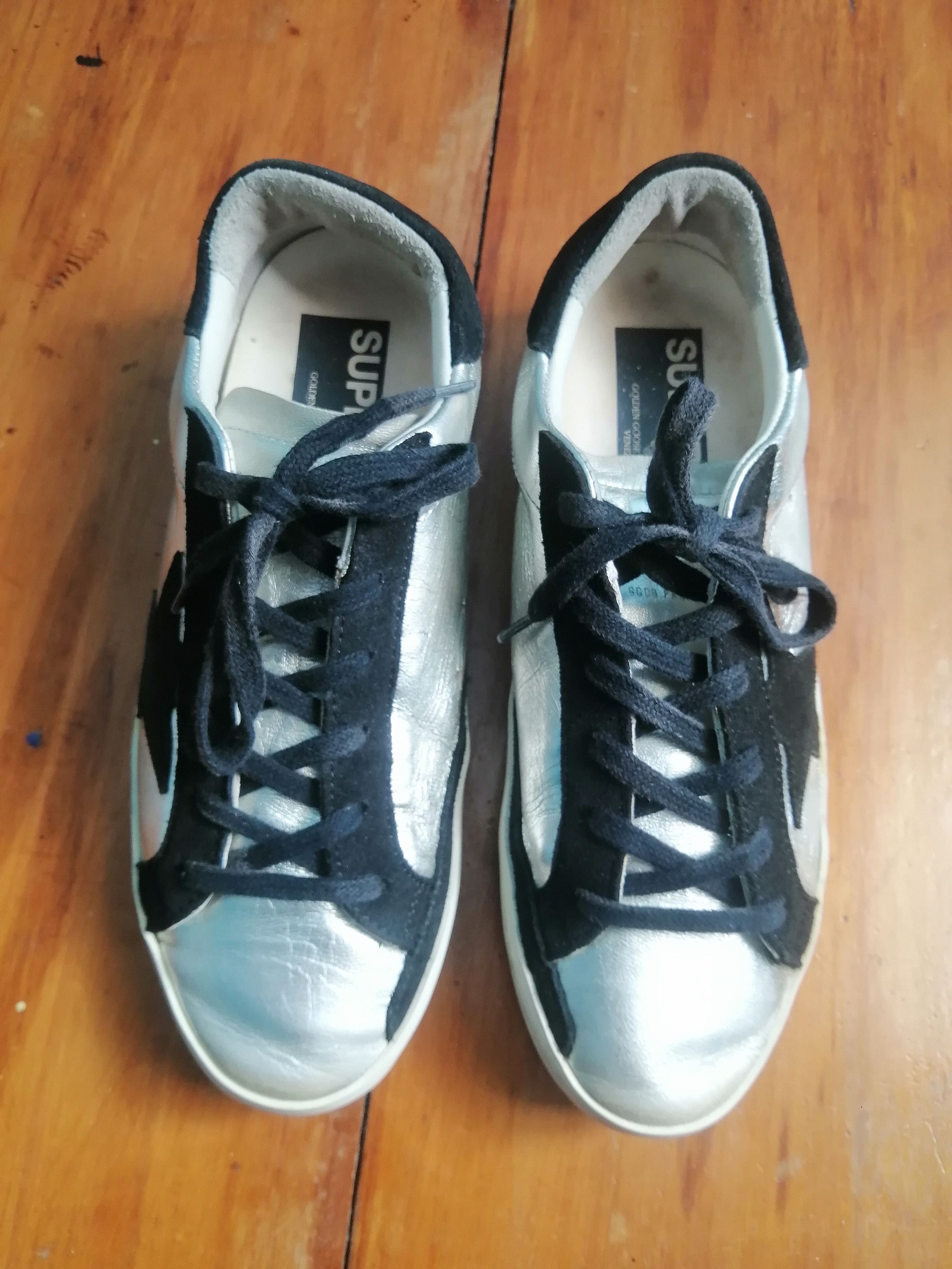 Golden Goose Silver Golden Goose Superstar Size US 5.5 / EU 38 - 5 Thumbnail