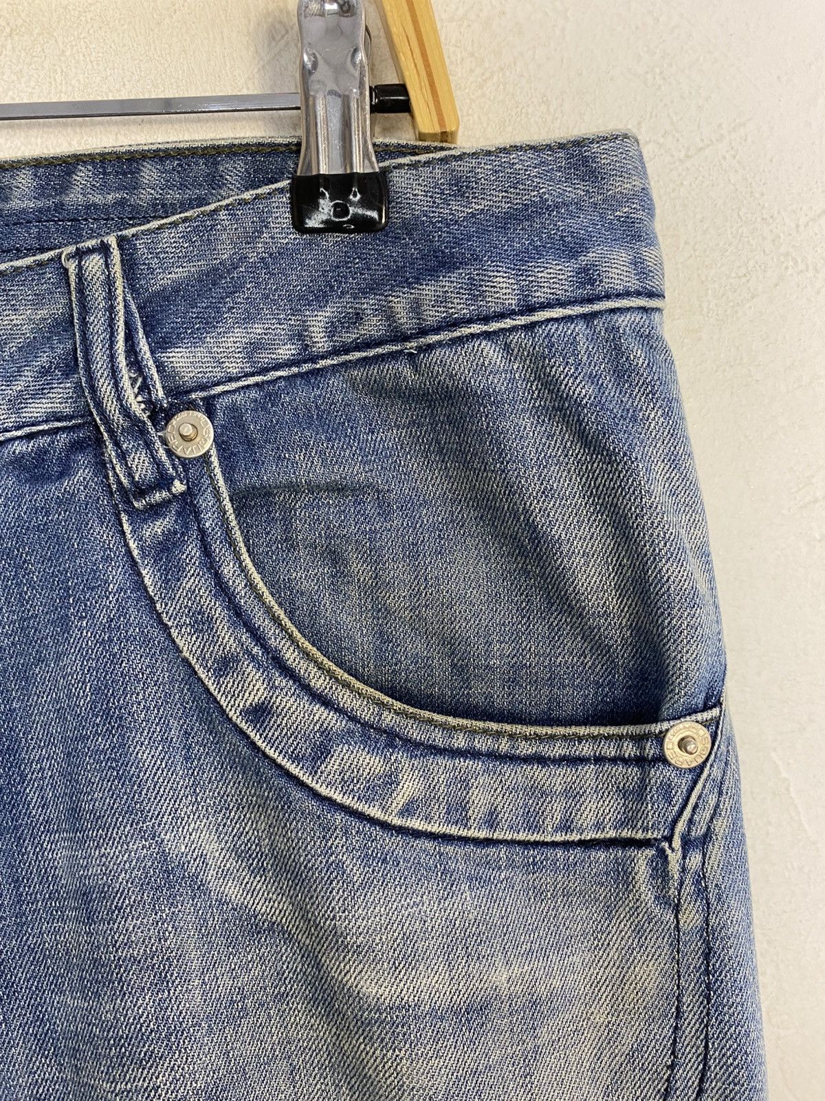 Dsquared2 Dsquared2 Distressed Indigo Denim Jeans Straight Cut Size 34 Size US 34 / EU 50 - 5 Thumbnail