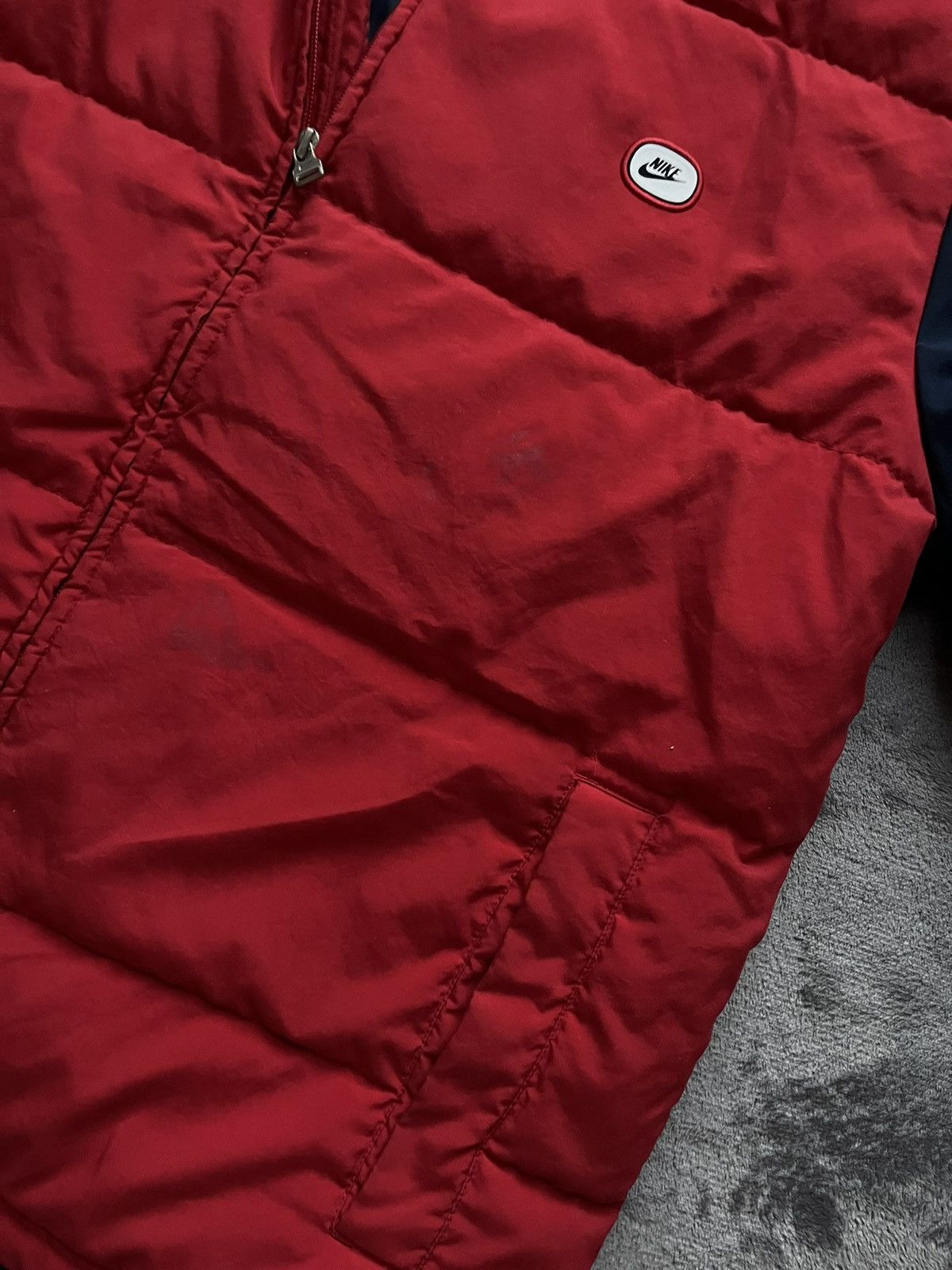 Nike 00s Nike Athletic Department Down Puffer Jacket Swoosh Y2k Size US L / EU 52-54 / 3 - 9 Thumbnail