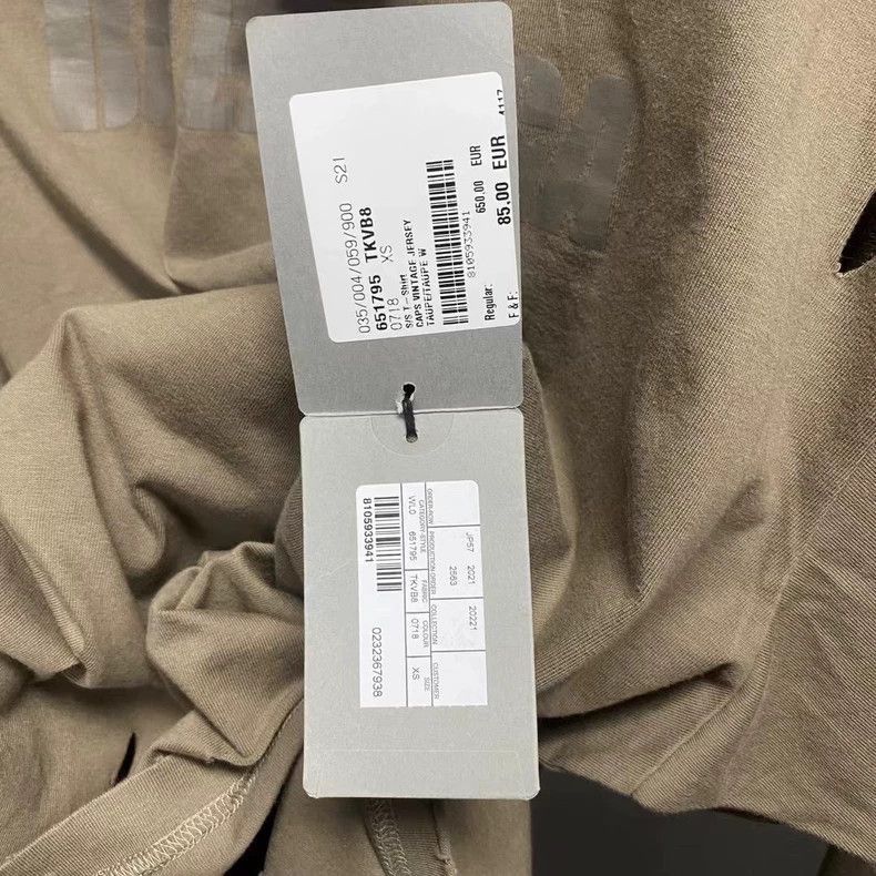 Balenciaga Balenciaga Logo Short Sleeve T-Shirt in Gray-2506 Size US M / EU 48-50 / 2 - 8 Thumbnail